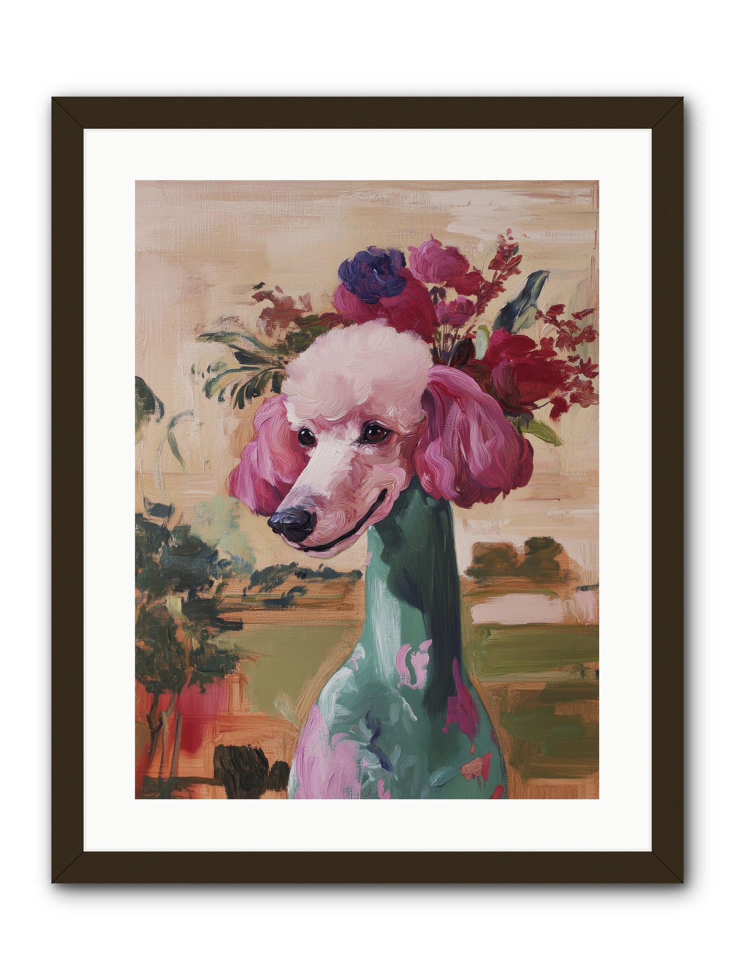 Dame Cordelia -- Framed Print - Black 18x24