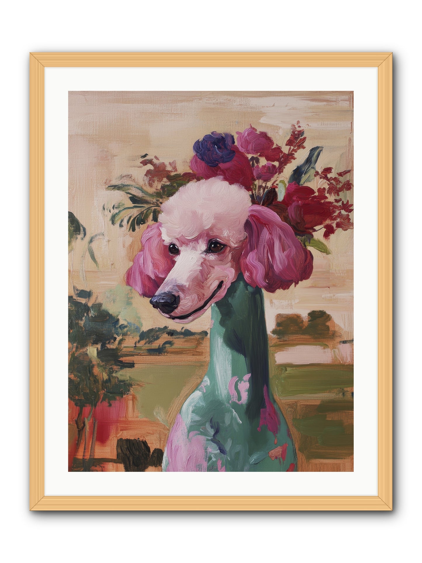 Dame Cordelia -- Framed Print - Natural 24x32