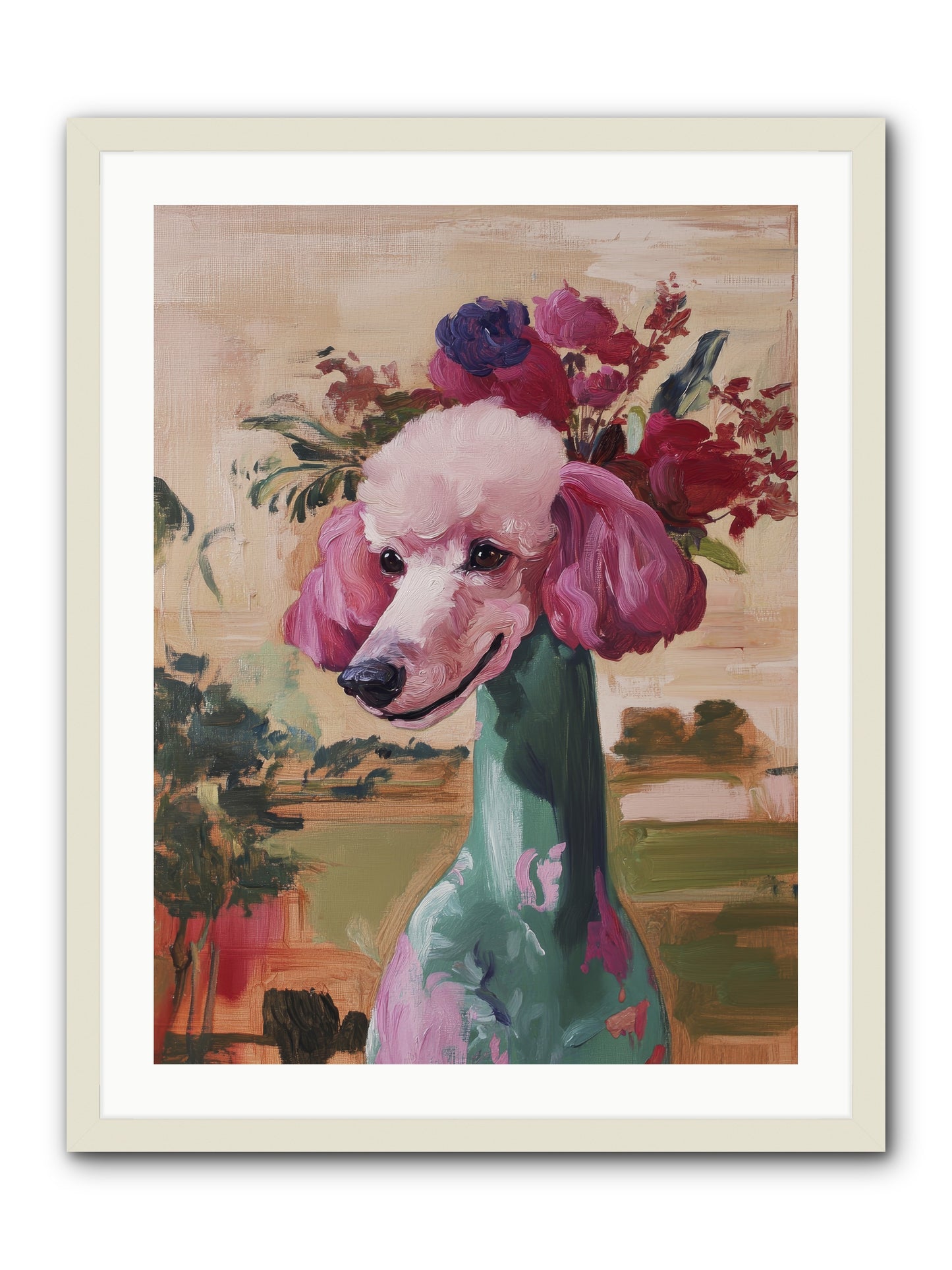 Dame Cordelia -- Framed Print - White 24x32