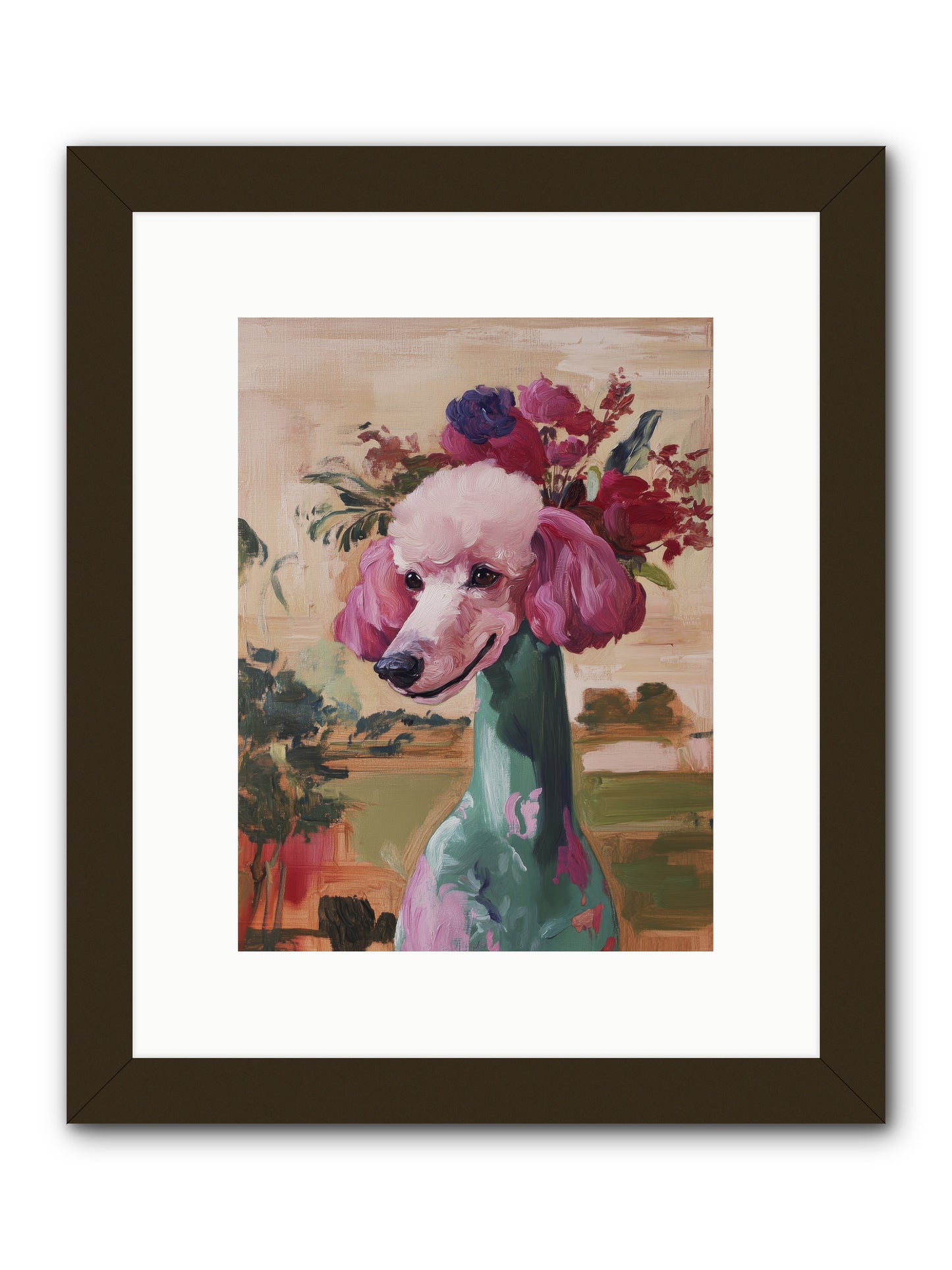 Dame Cordelia -- Framed Print - Black 9x12