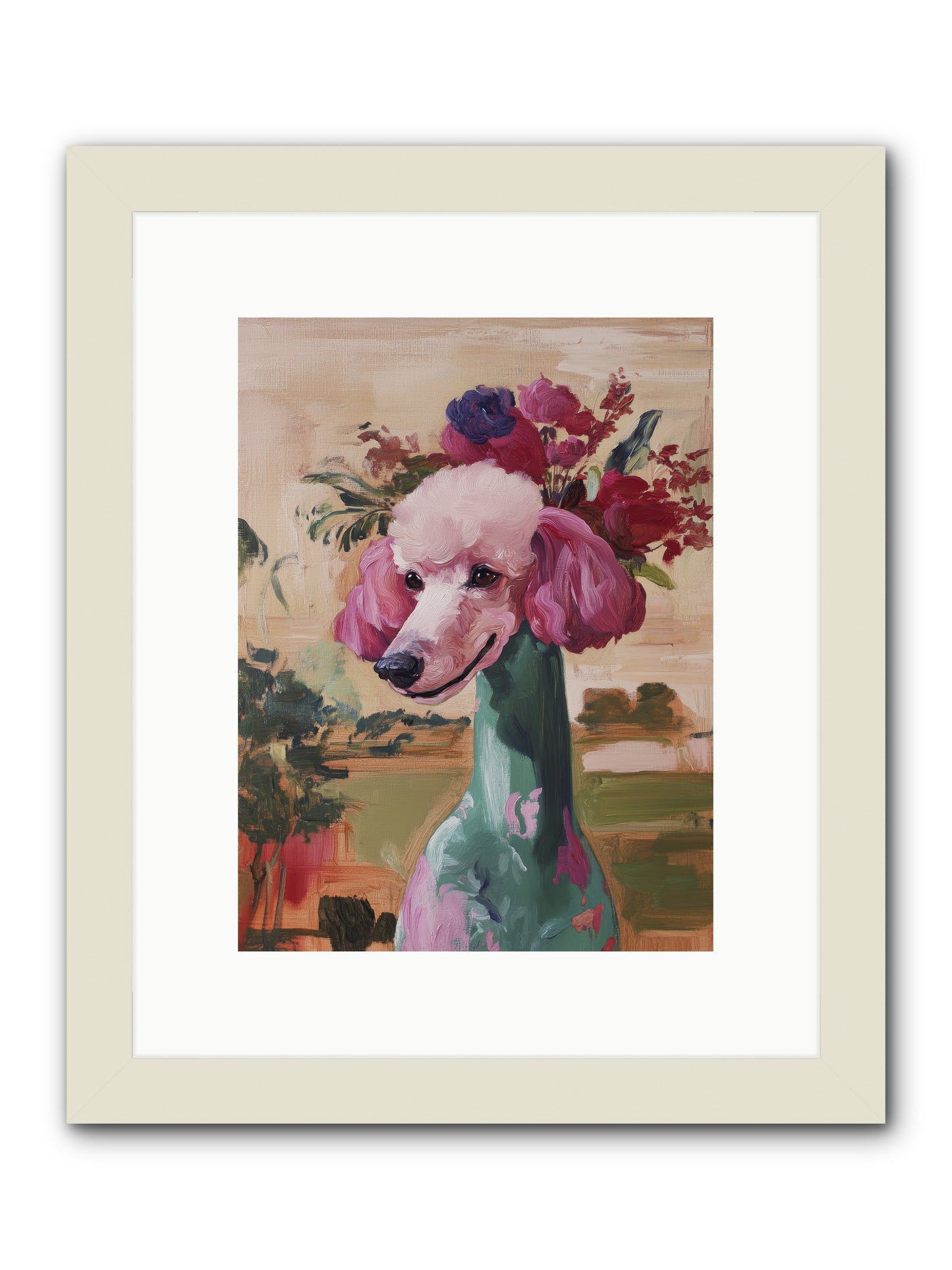 Dame Cordelia -- Framed Print - White 9x12