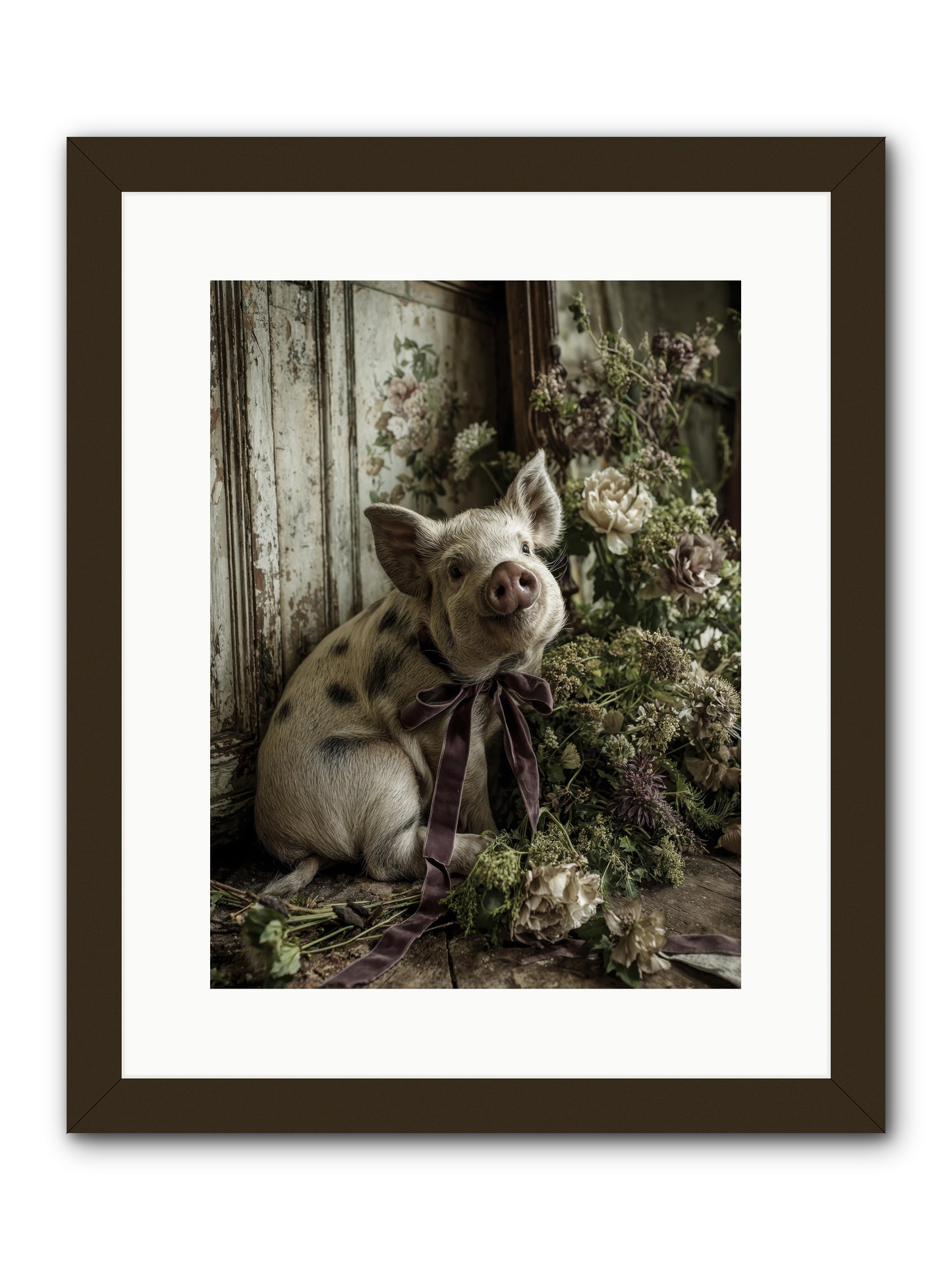 Damsel -- Framed Print - Black 12x16