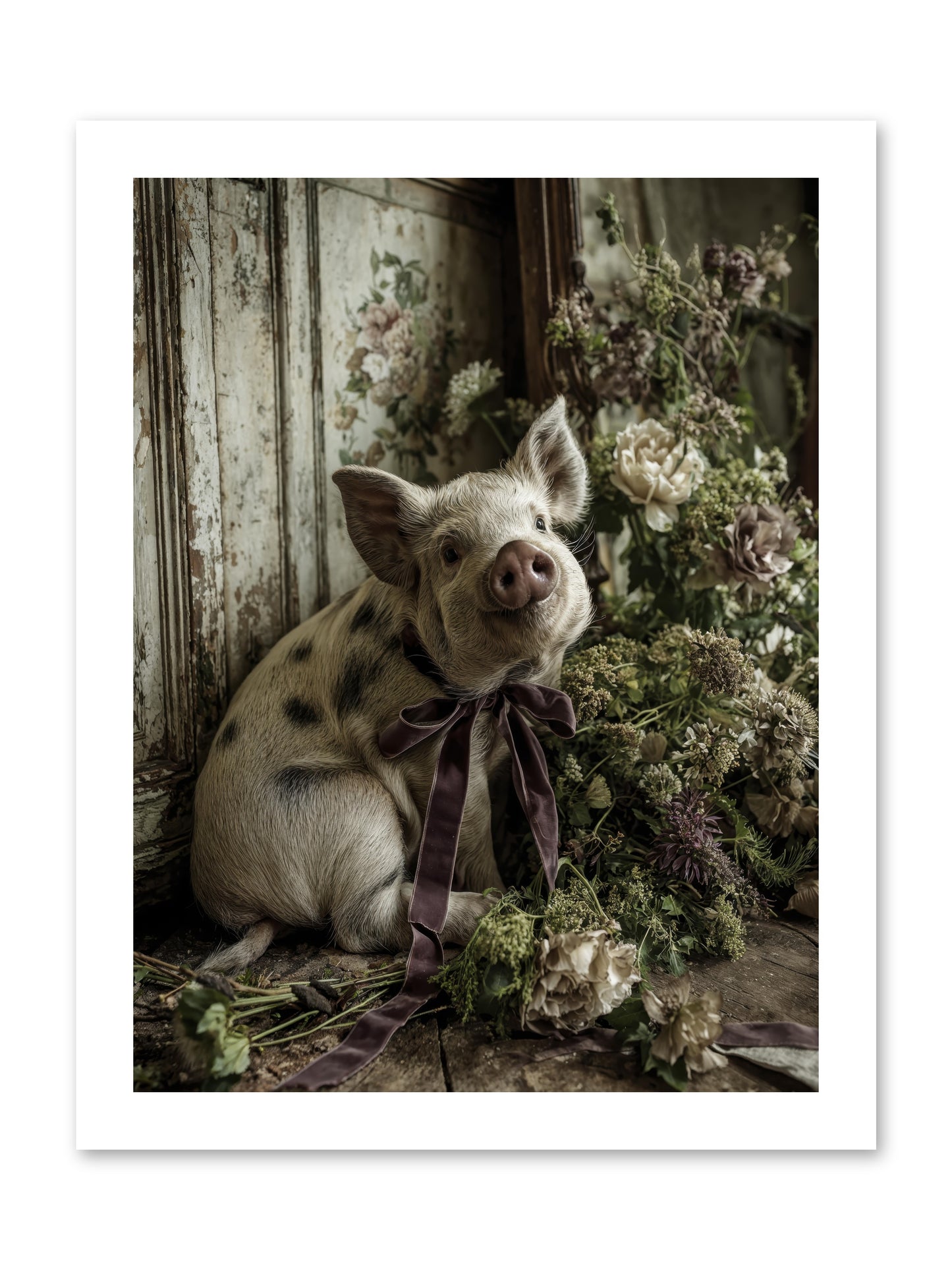 Damsel -- Loose Canvas Print 12x16