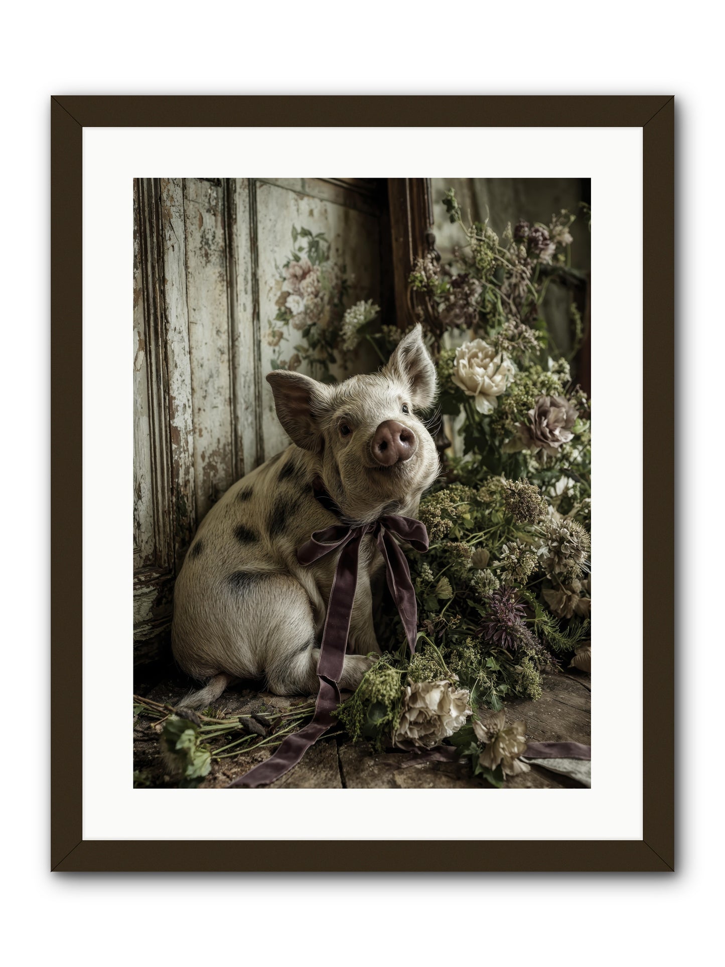 Damsel -- Framed Print - Black 18x24