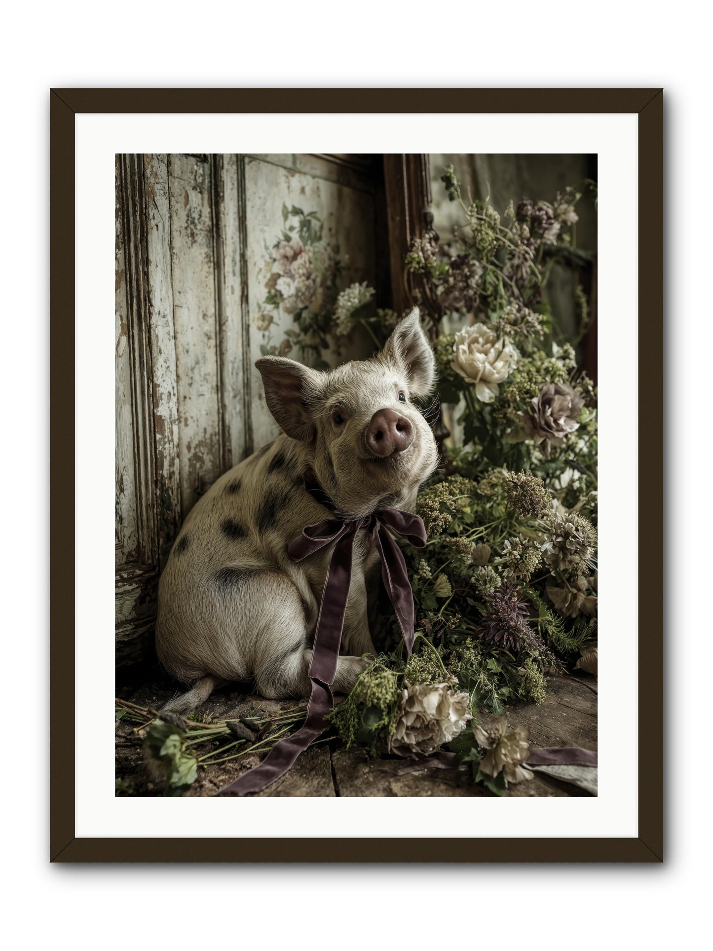 Damsel -- Framed Print - Black 24x32