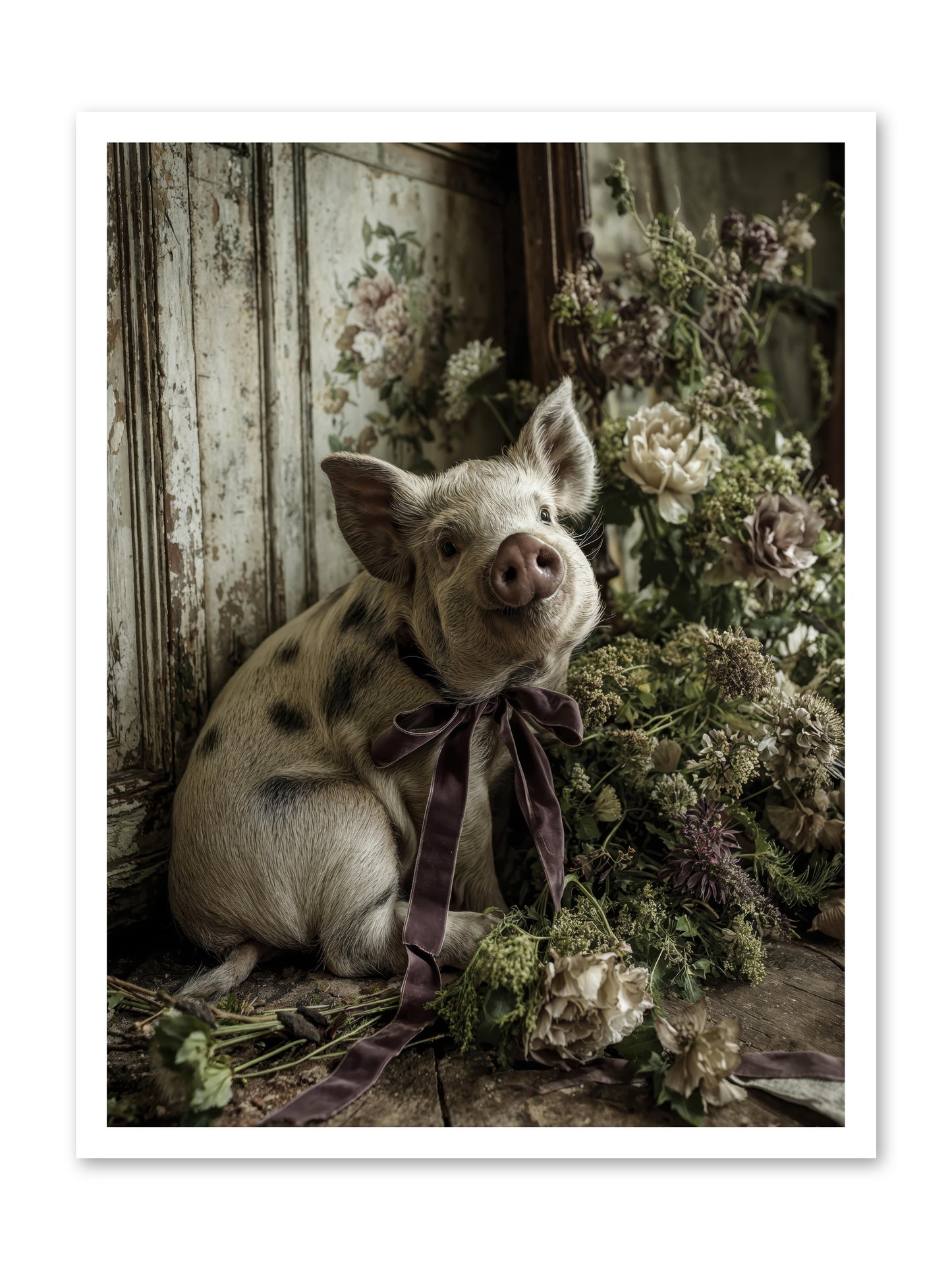 Damsel -- Loose Canvas Print 24x32