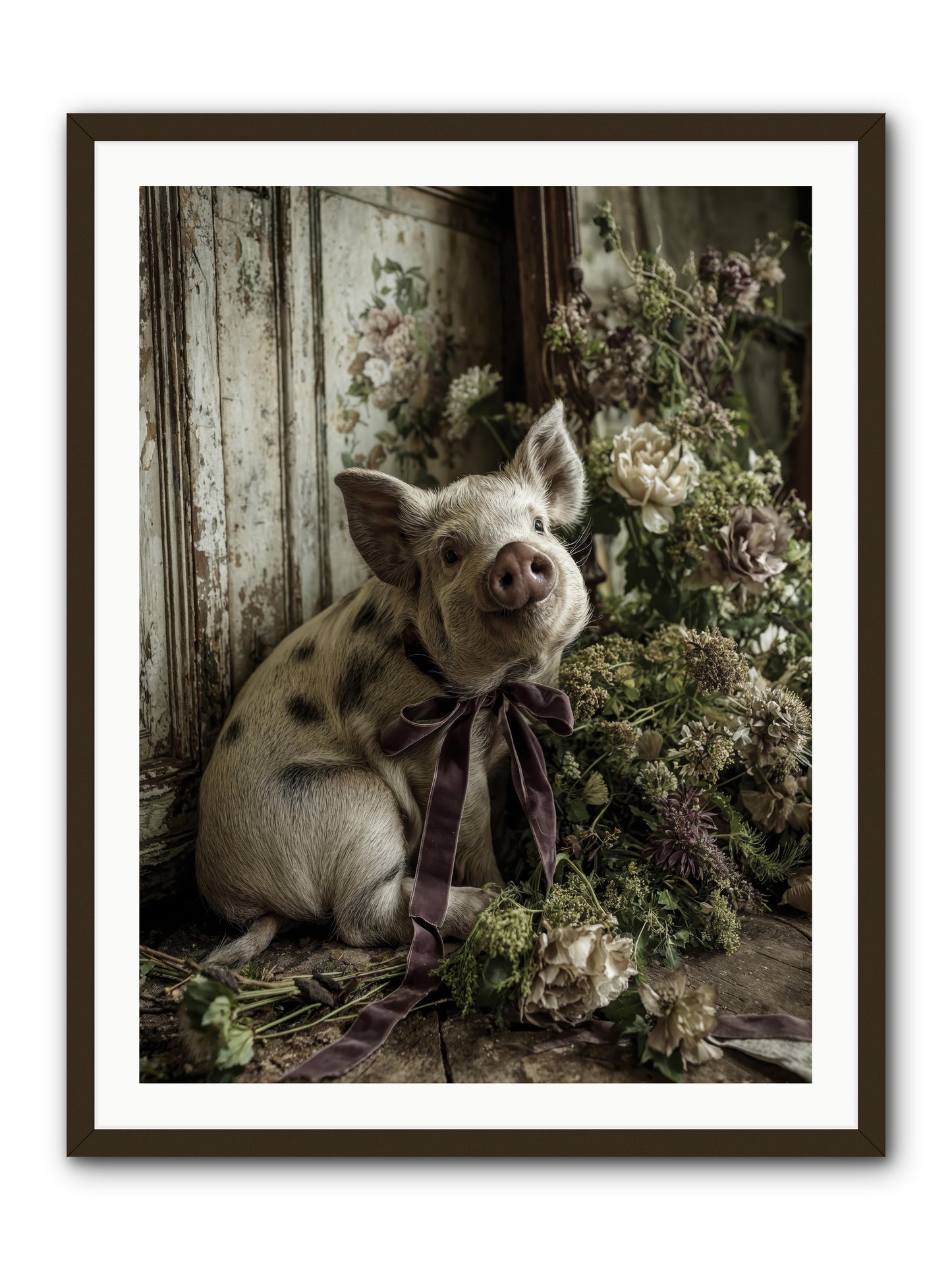 Damsel -- Framed Print - Black 30x40