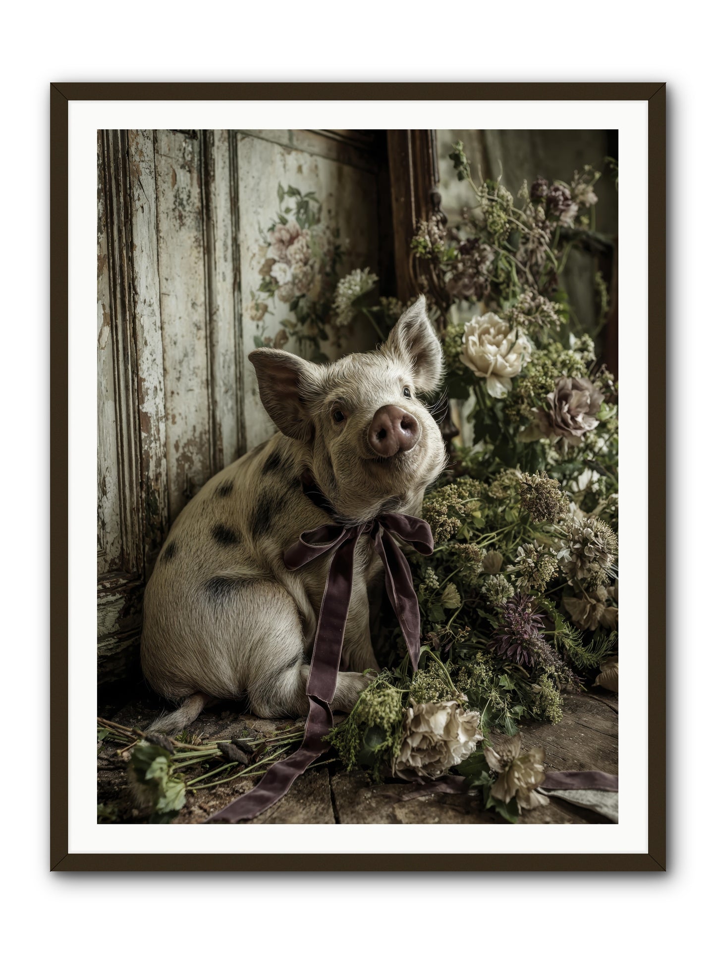 Damsel -- Framed Print - Black 36x48