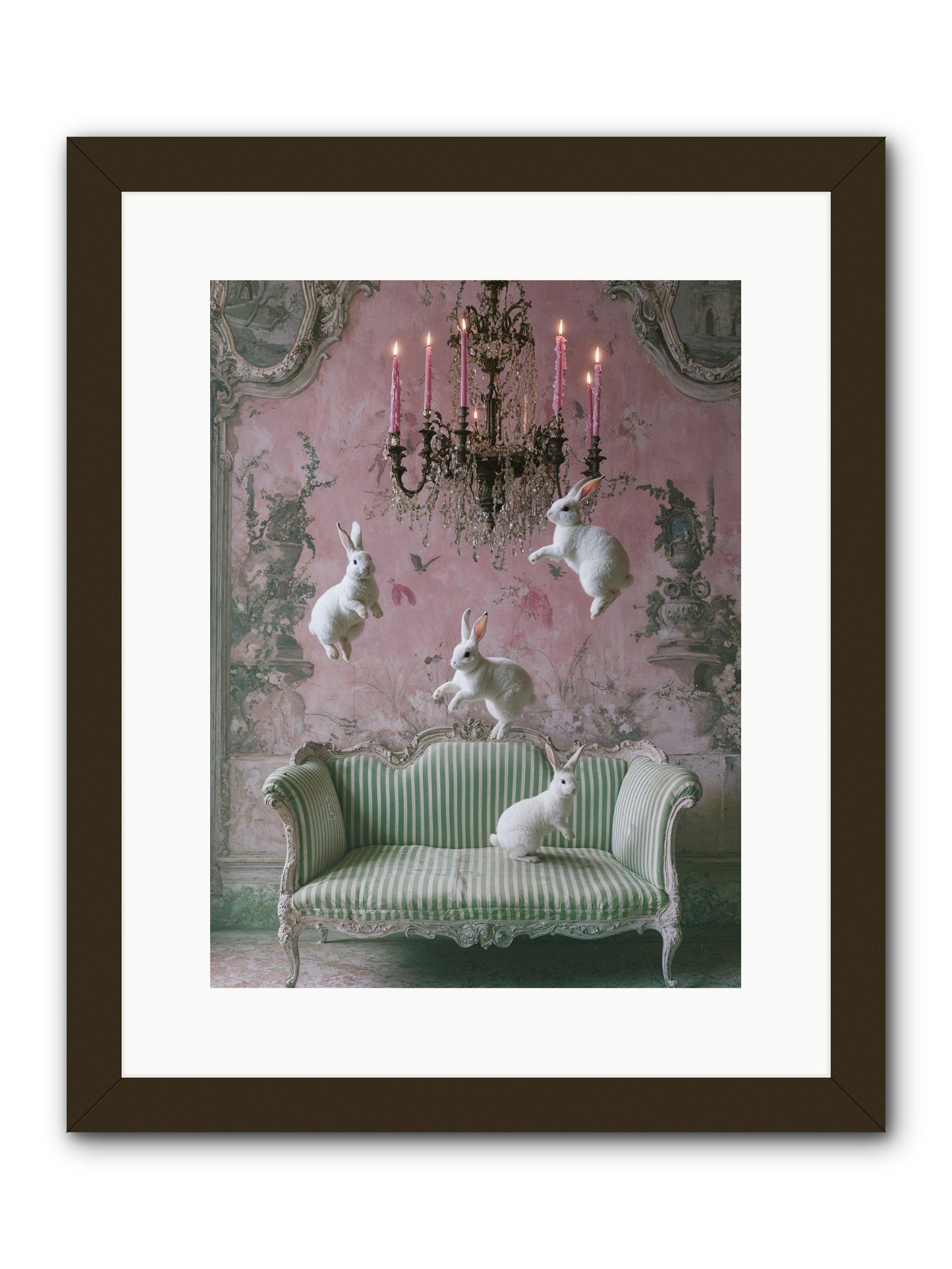 Dance Of Untamed Grace -- Framed Print - Black 12x16