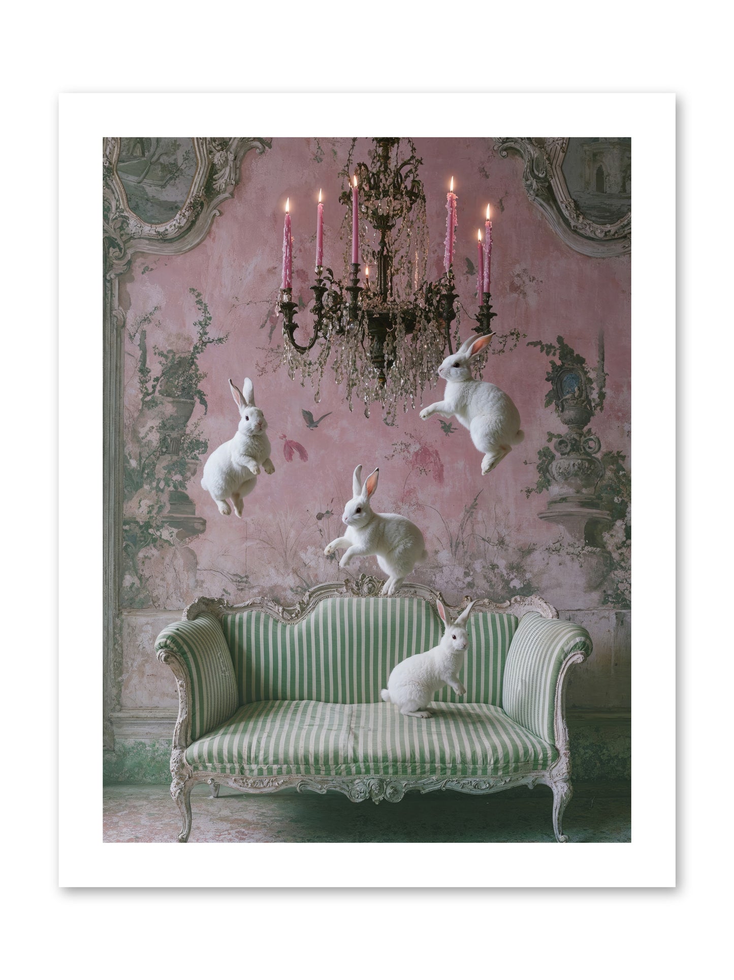 Dance Of Untamed Grace -- Loose Canvas Print 12x16