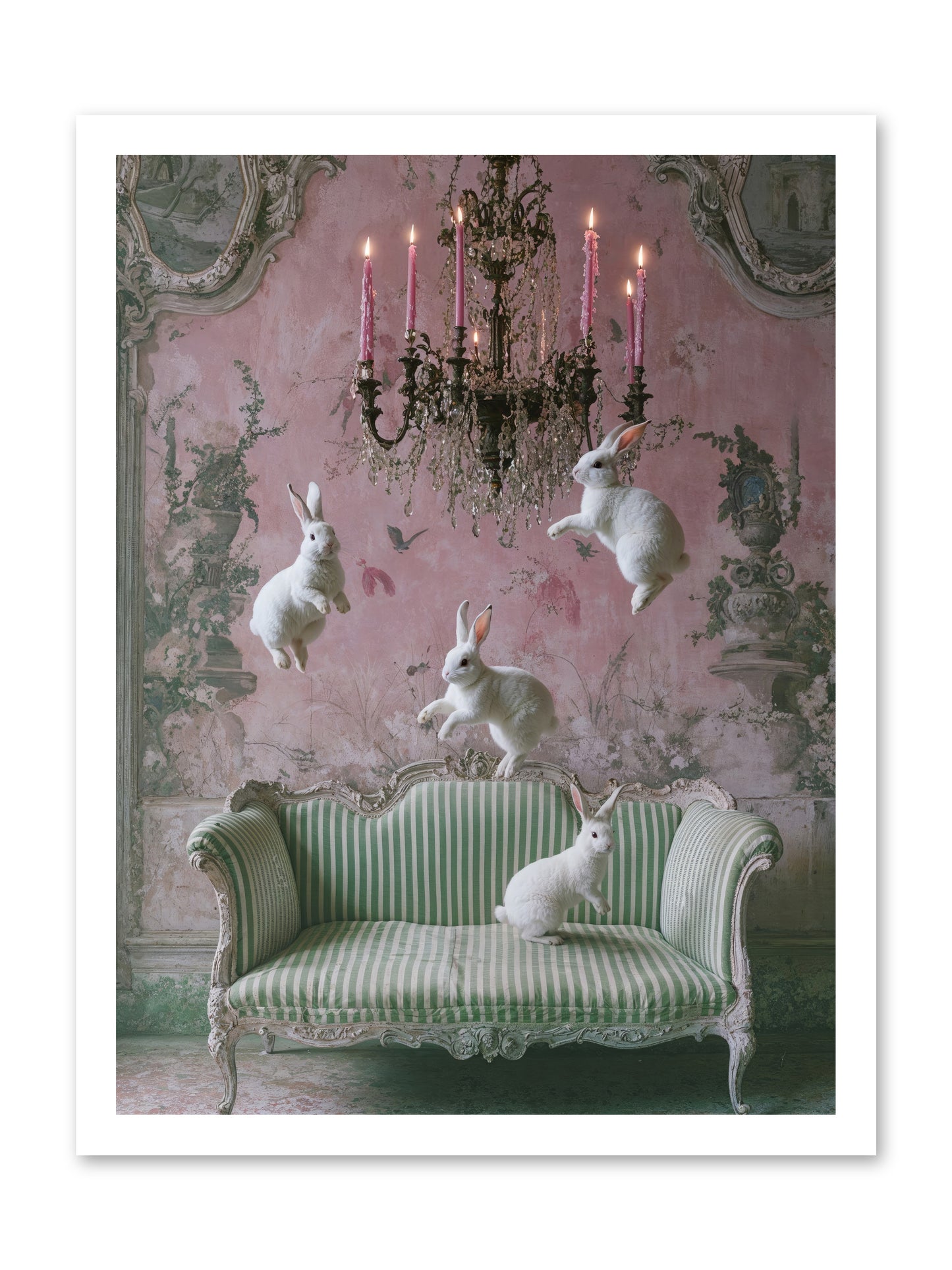Dance Of Untamed Grace -- Loose Canvas Print 18x24