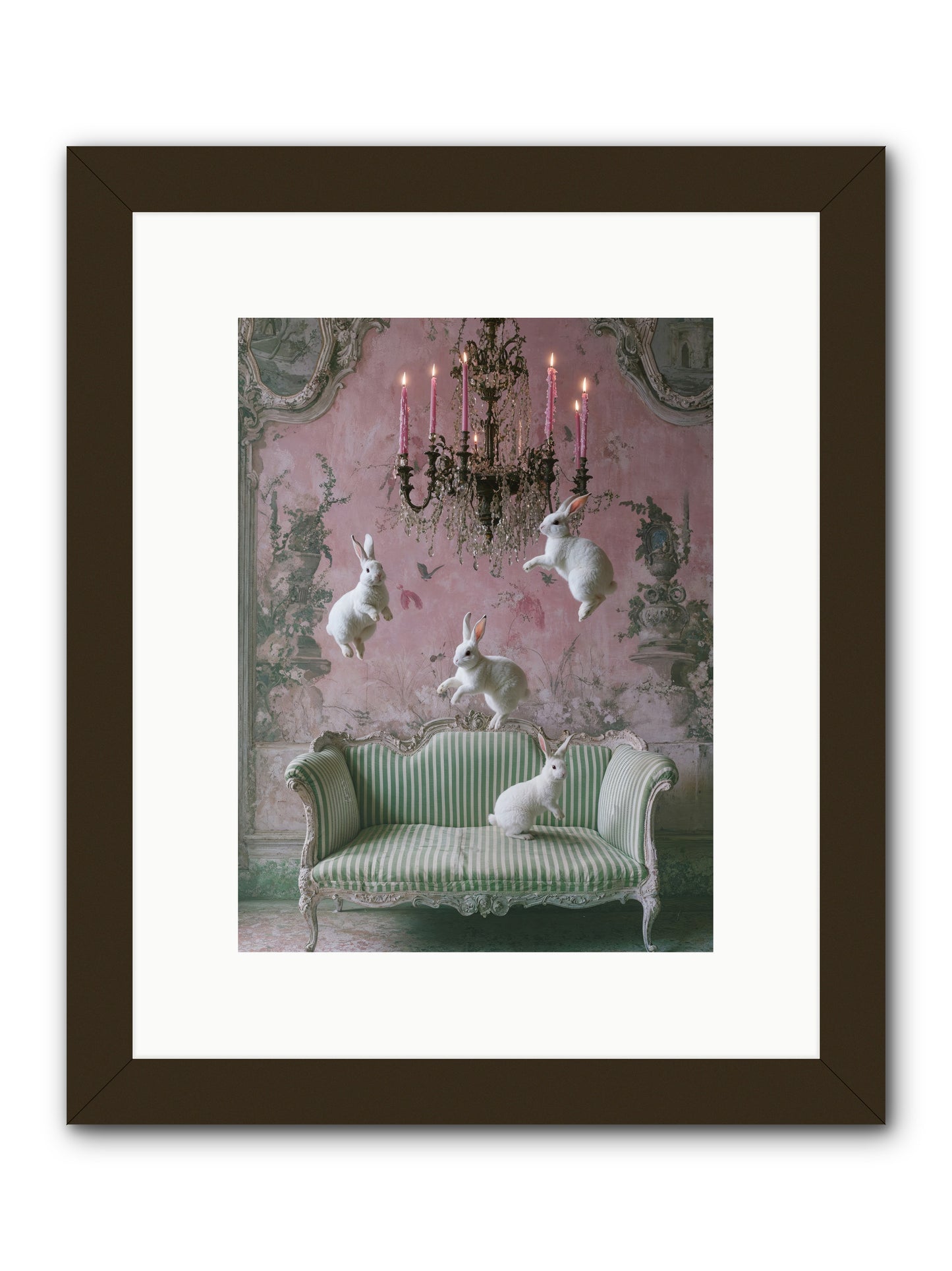 Dance Of Untamed Grace -- Framed Print - Black 9x12