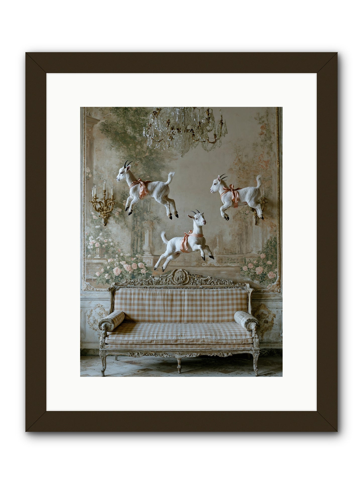 Dance Of Wild Hearts -- Framed Print - Black 12x16