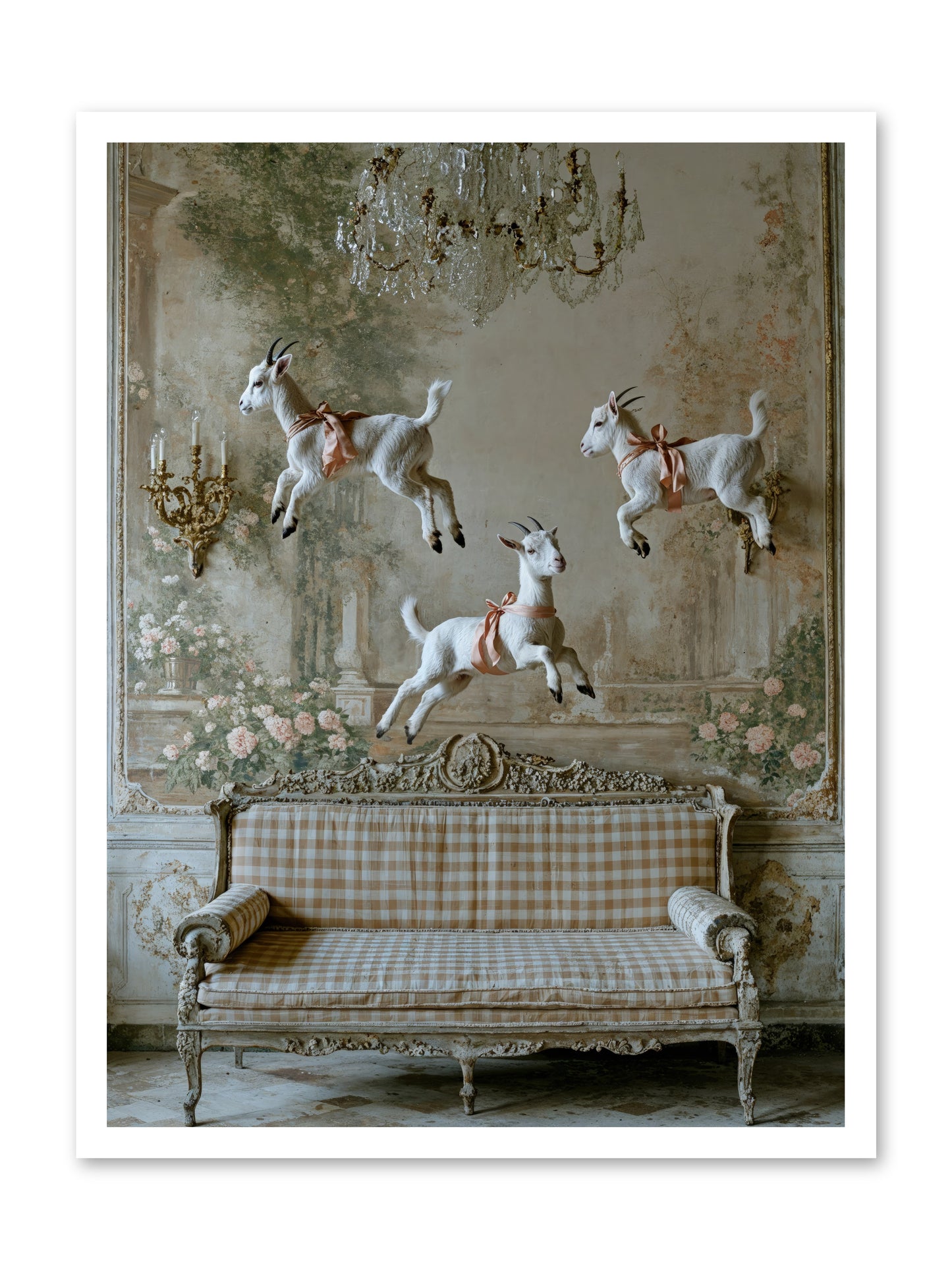 Dance Of Wild Hearts -- Loose Canvas Print 24x32