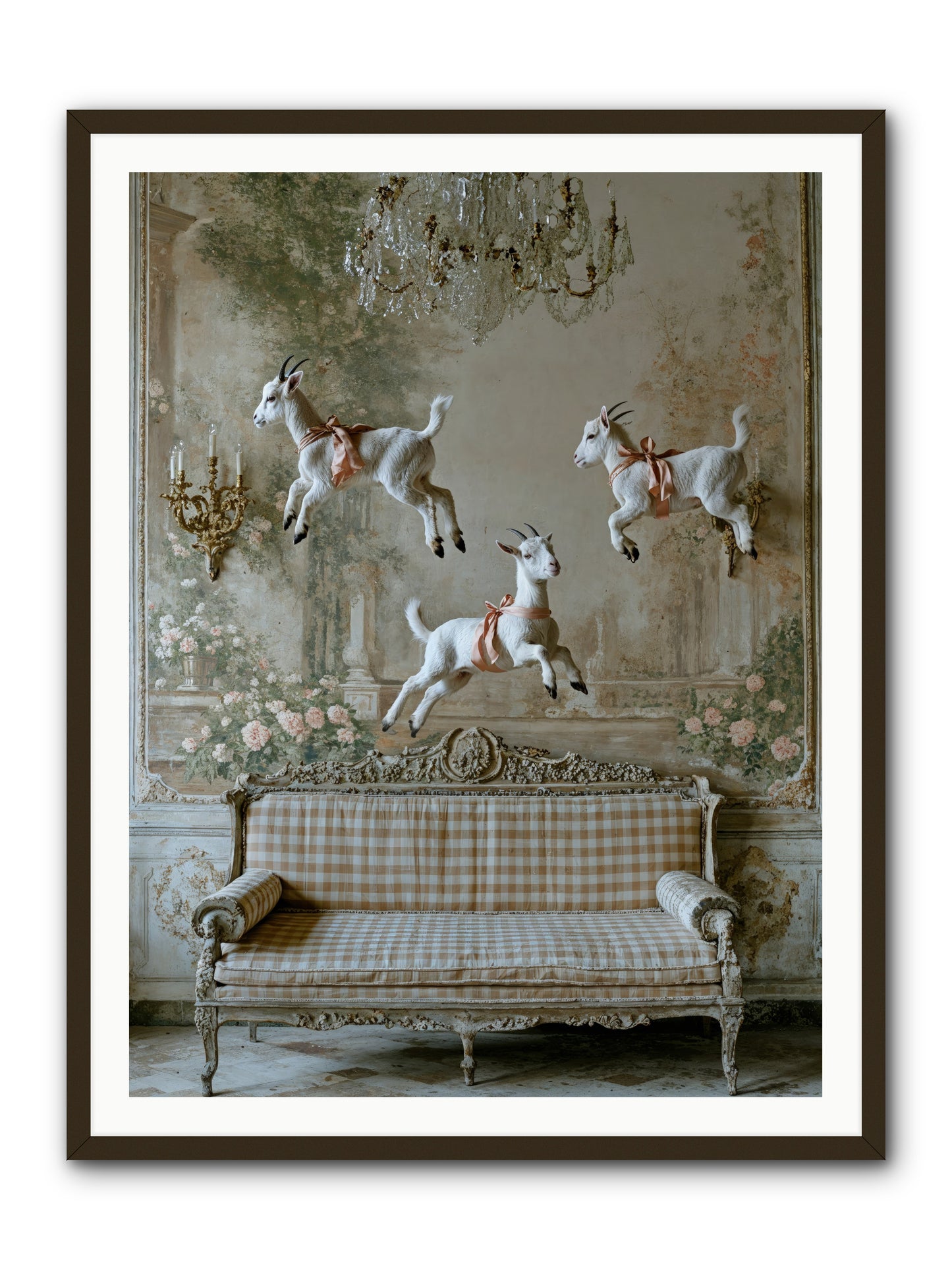 Dance Of Wild Hearts -- Framed Print - Black 36x48