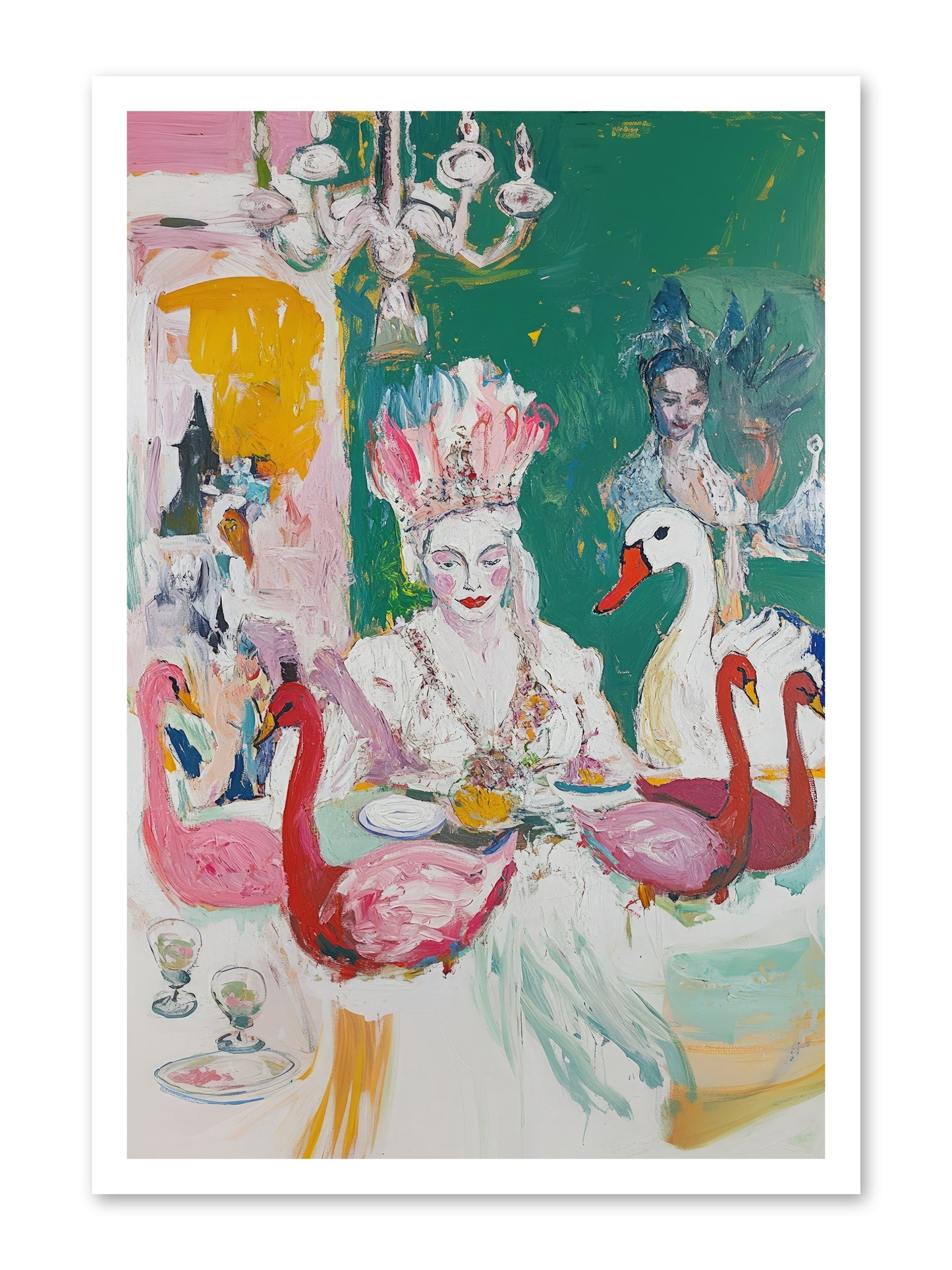 Dance Of Wild Wings -- Paper Print 20x30