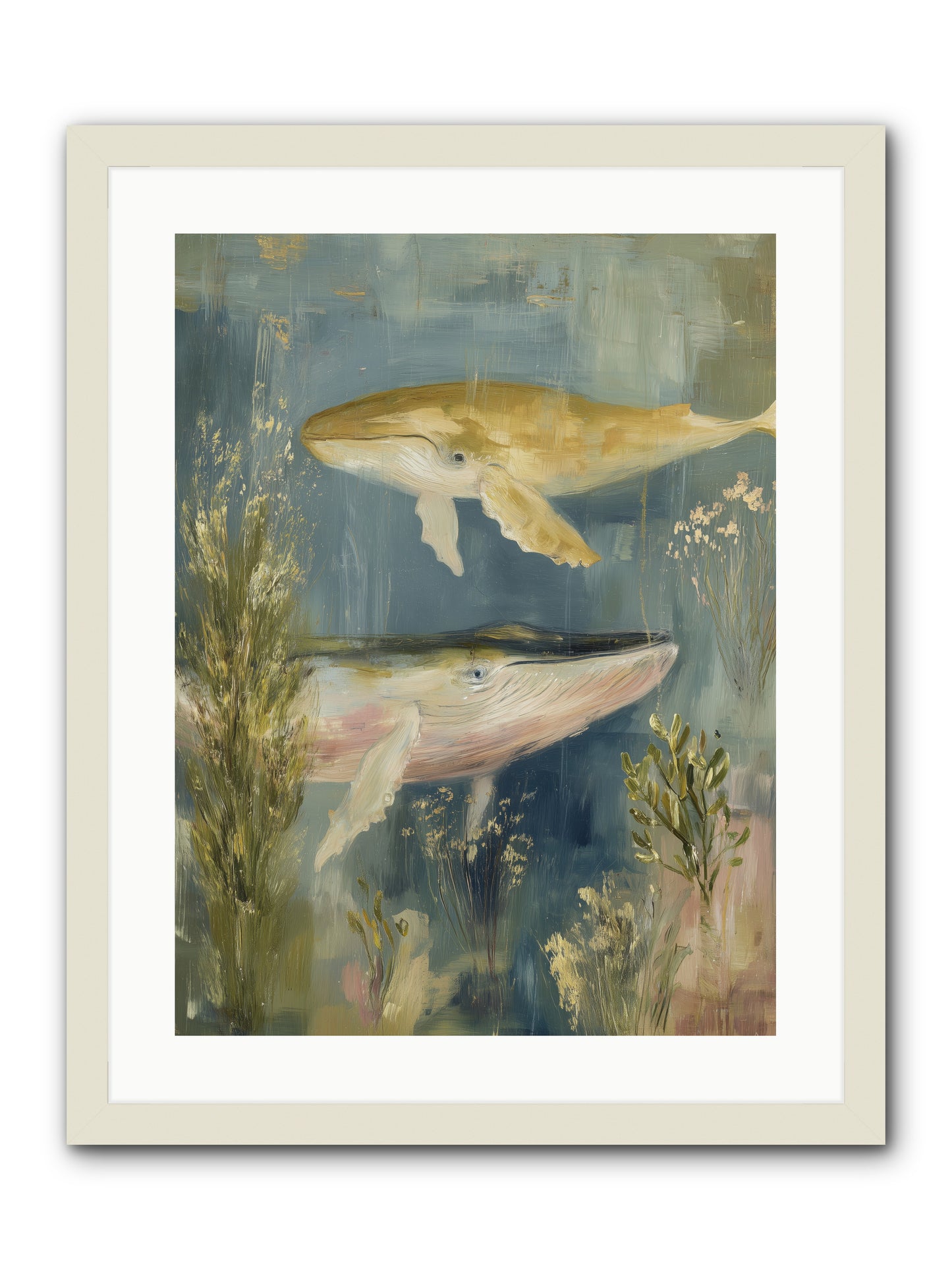 Dance with Wonder -- Framed Print - White 18x24