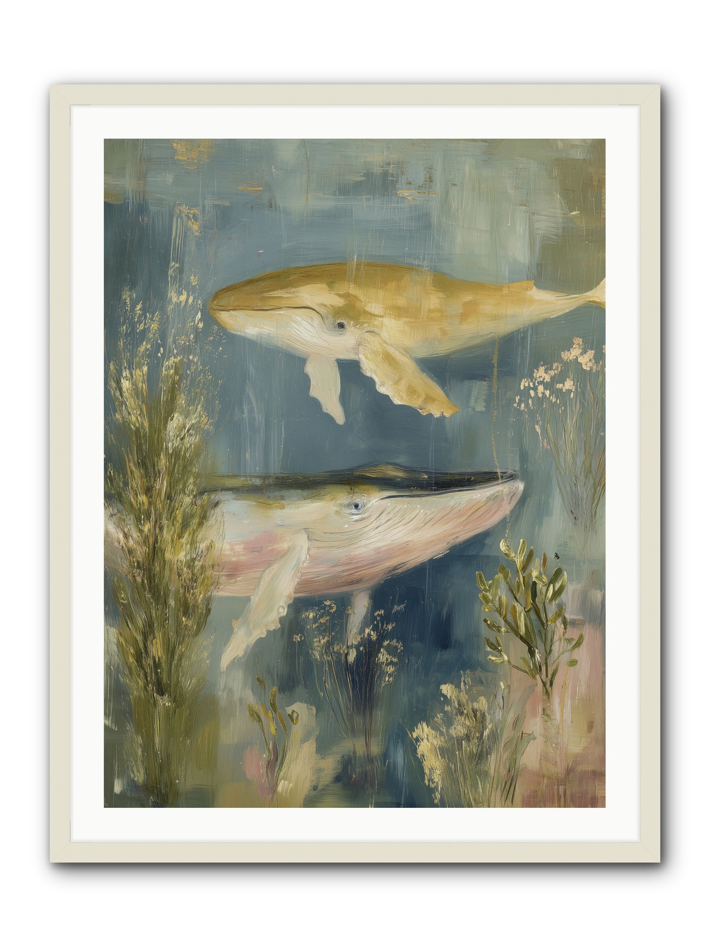 Dance with Wonder -- Framed Print - White 30x40