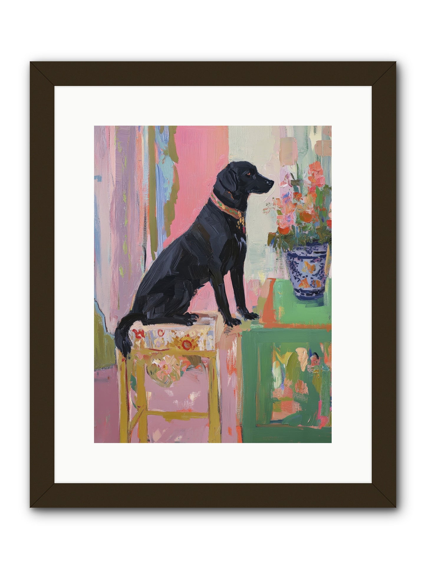 Dancing Bear -- Framed Print - Black 12x16
