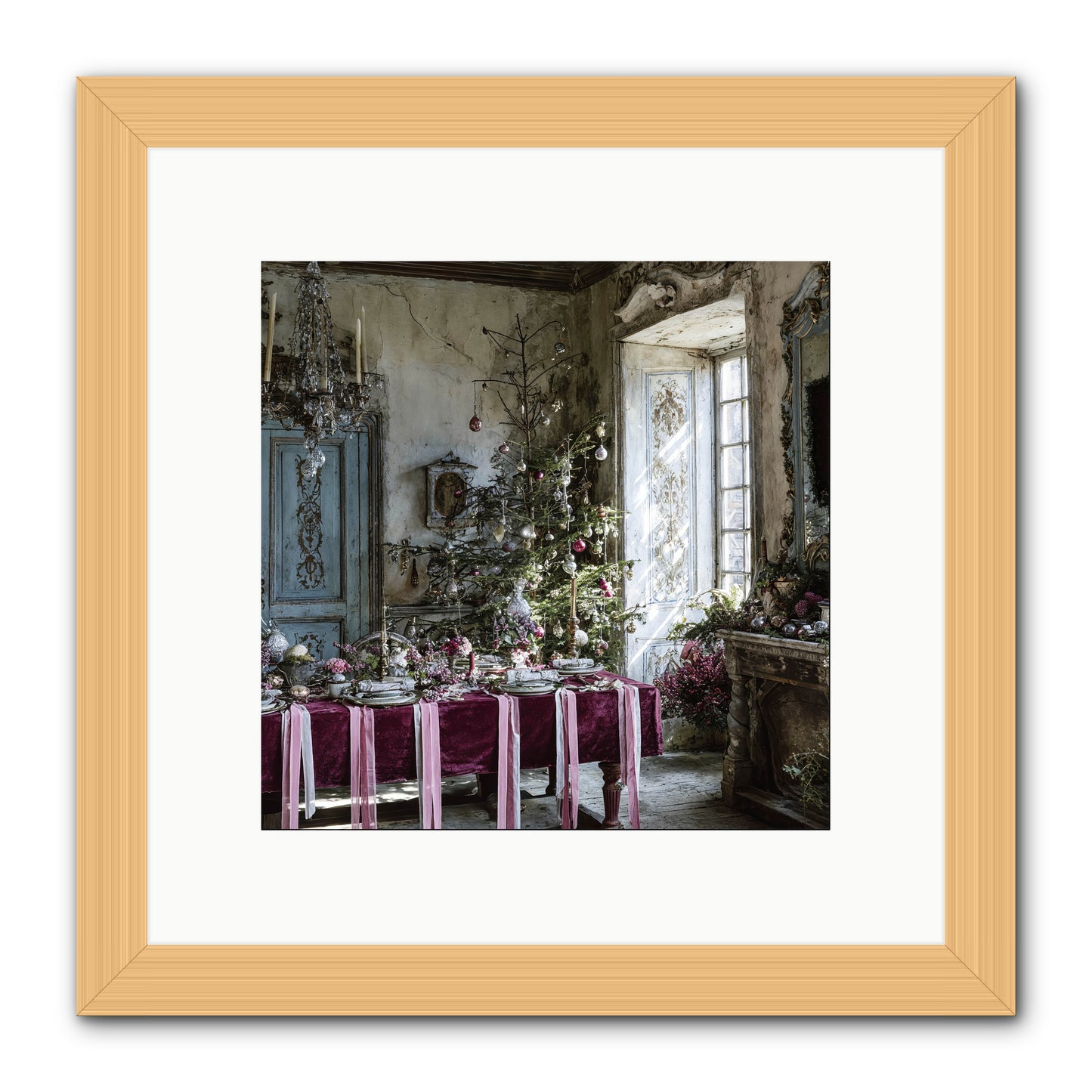 Dancing In Candied Dreams -- Framed Print - Natural 10x10