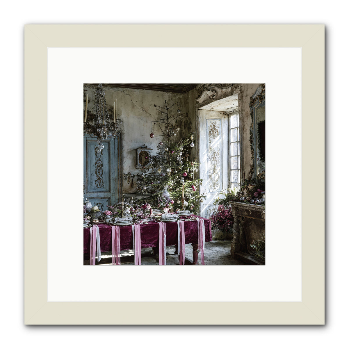 Dancing In Candied Dreams -- Framed Print - White 10x10