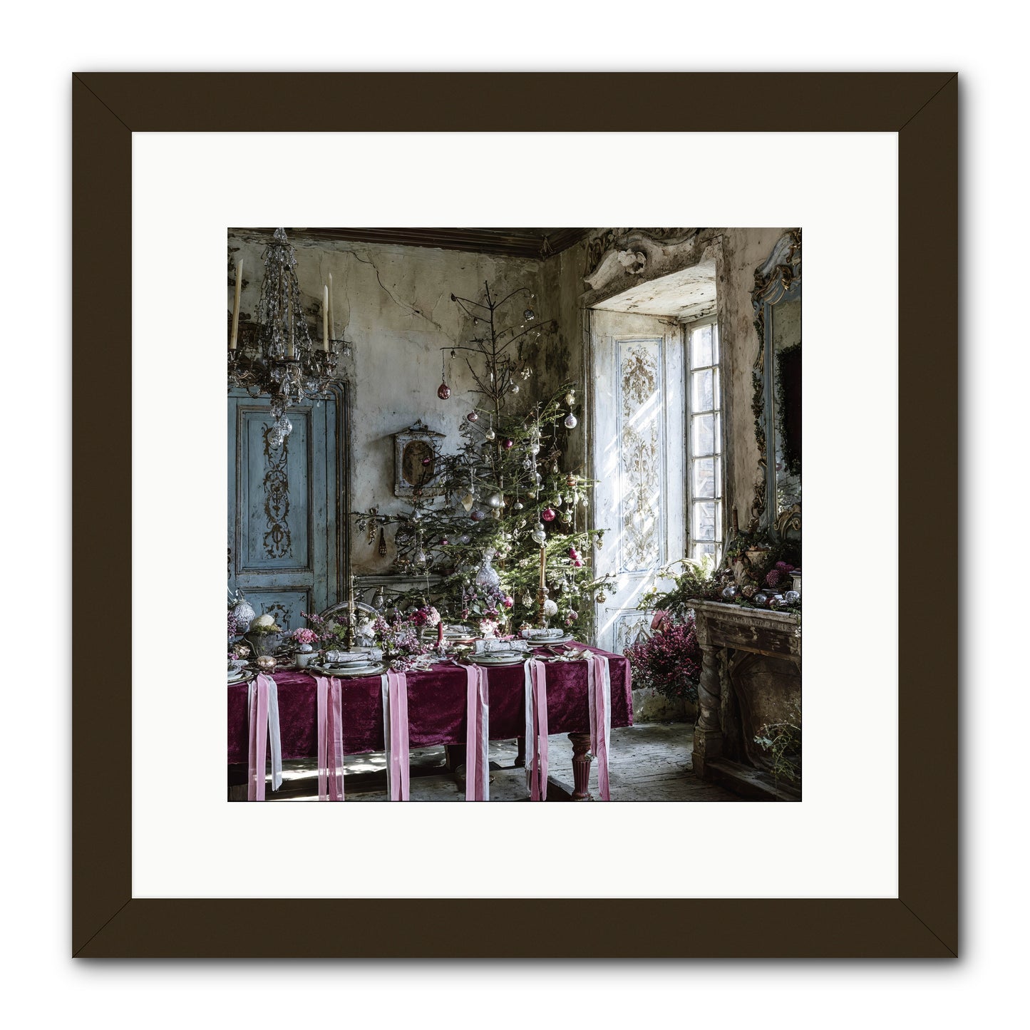 Dancing In Candied Dreams -- Framed Print - Black 12x12