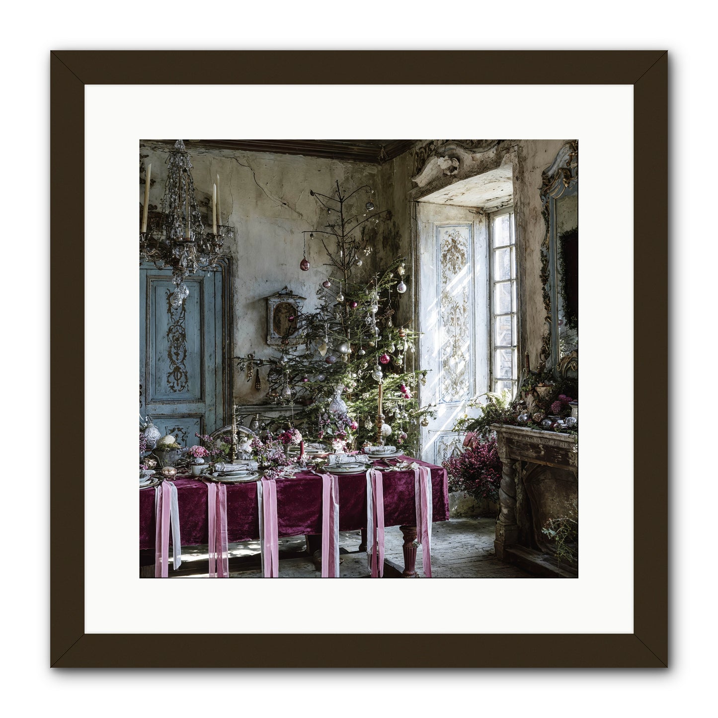 Dancing In Candied Dreams -- Framed Print - Black 16x16