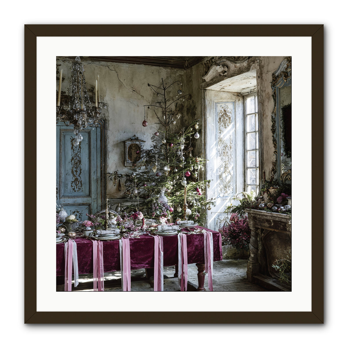 Dancing In Candied Dreams -- Framed Print - Black 24x24
