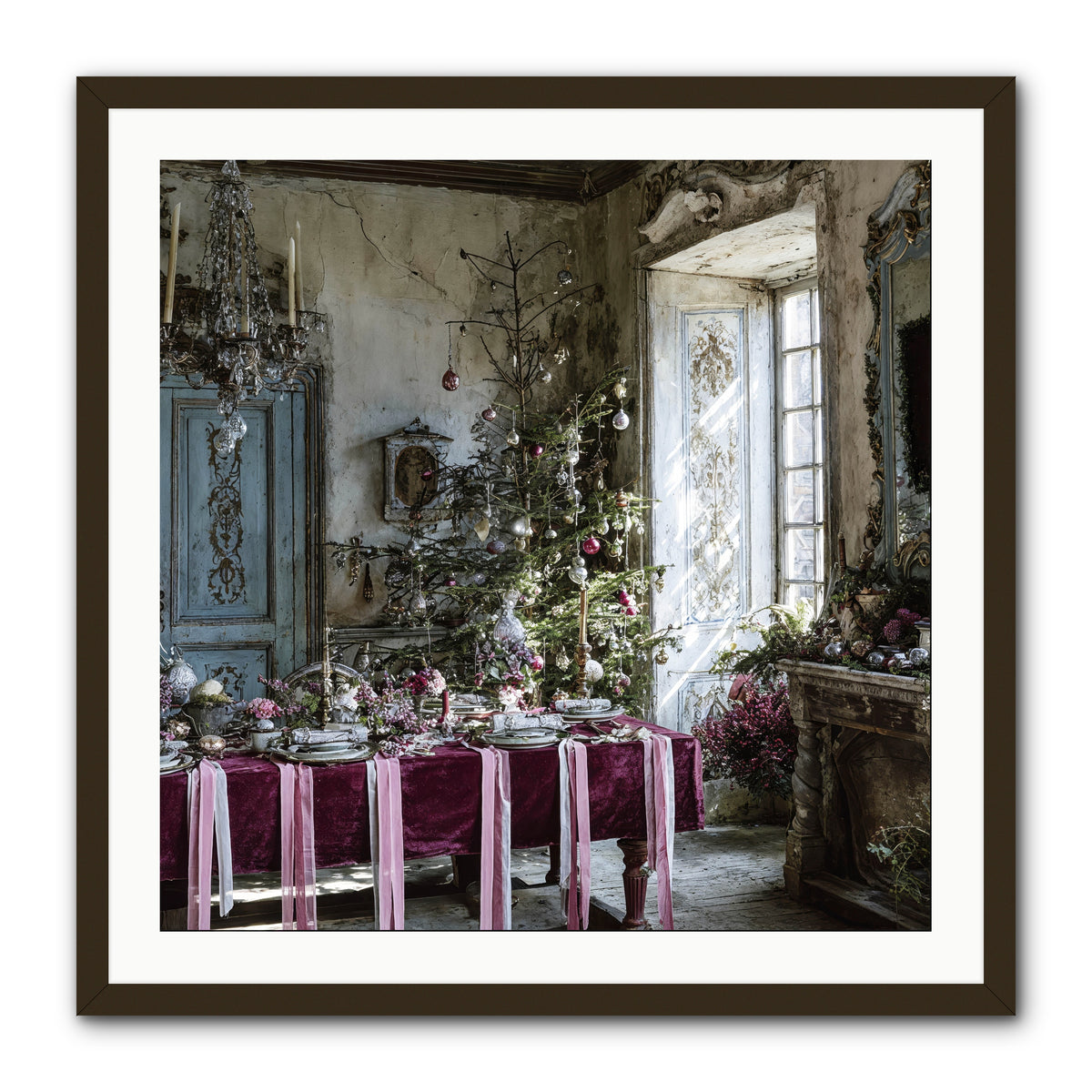 Dancing In Candied Dreams -- Framed Print - Black 30x30