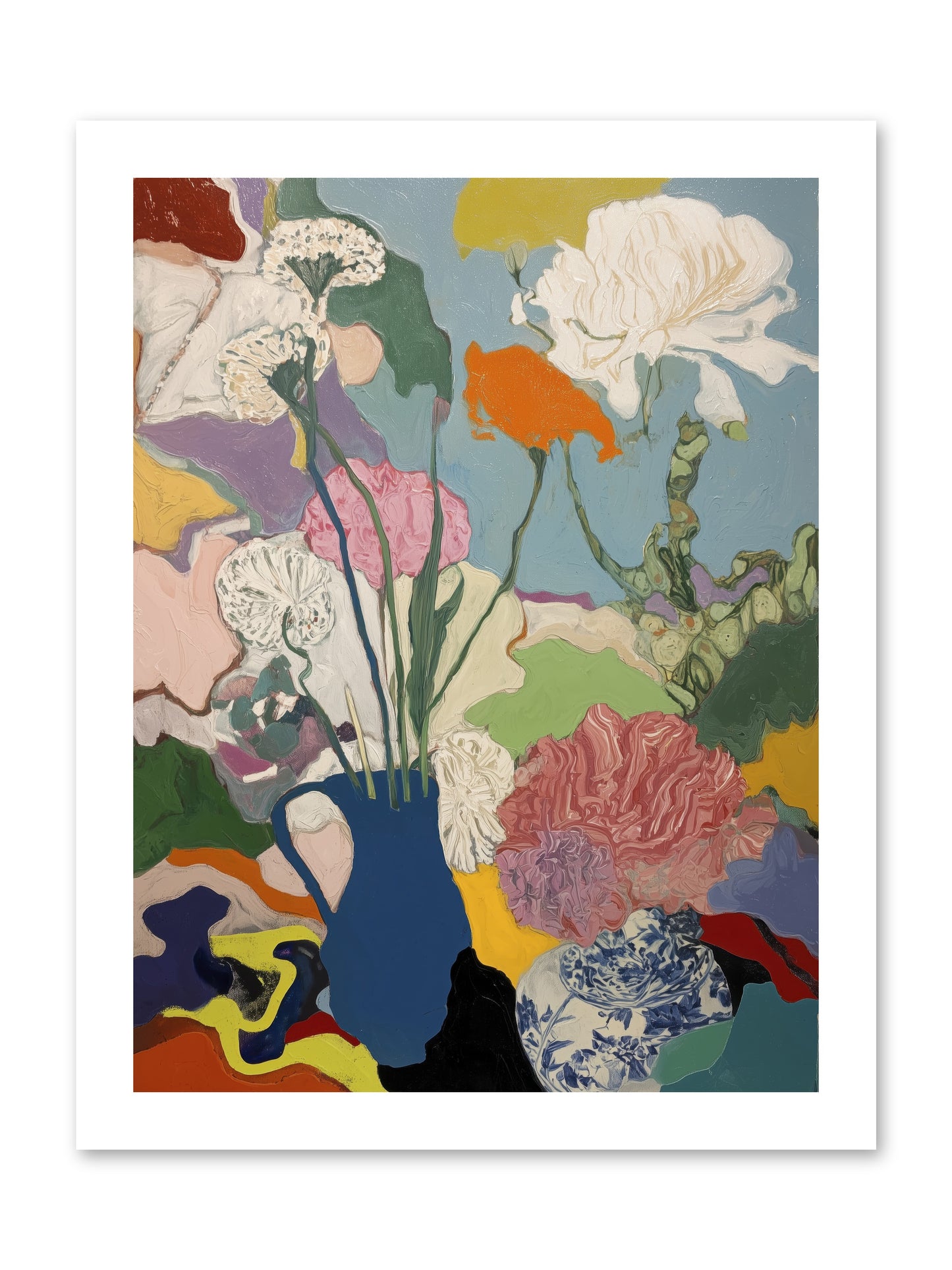 Dancing Petals -- Loose Canvas Print 12x16