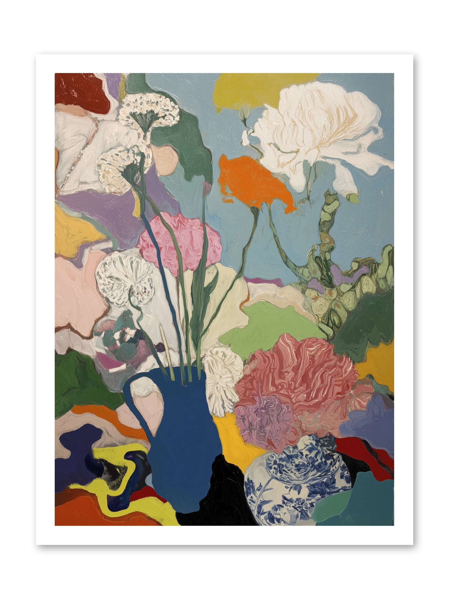 Dancing Petals -- Paper Print 18x24