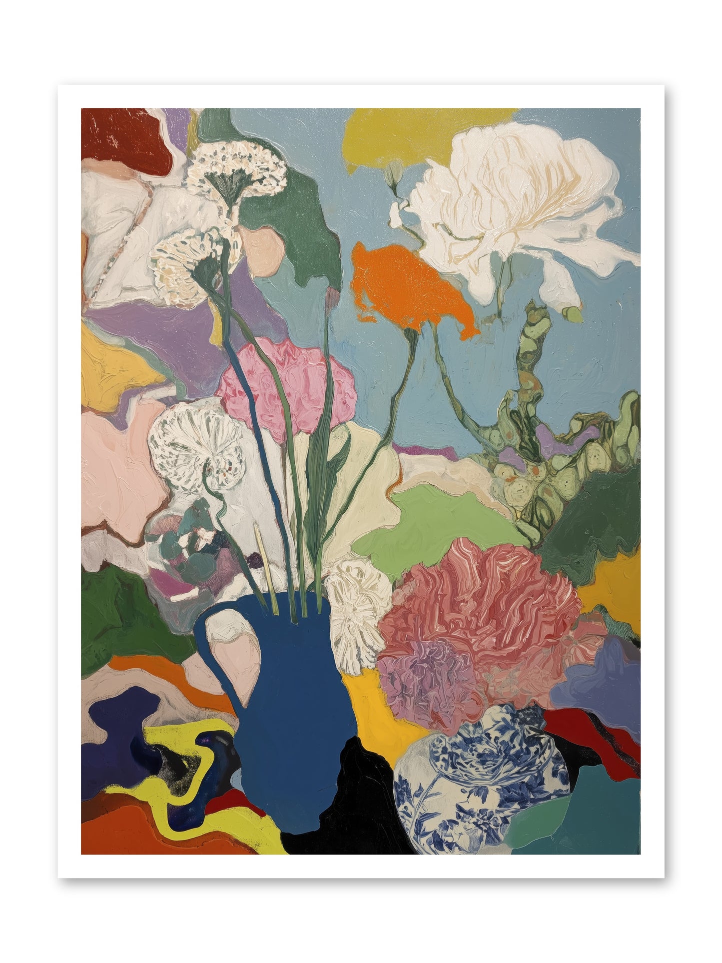 Dancing Petals -- Loose Canvas Print 24x32