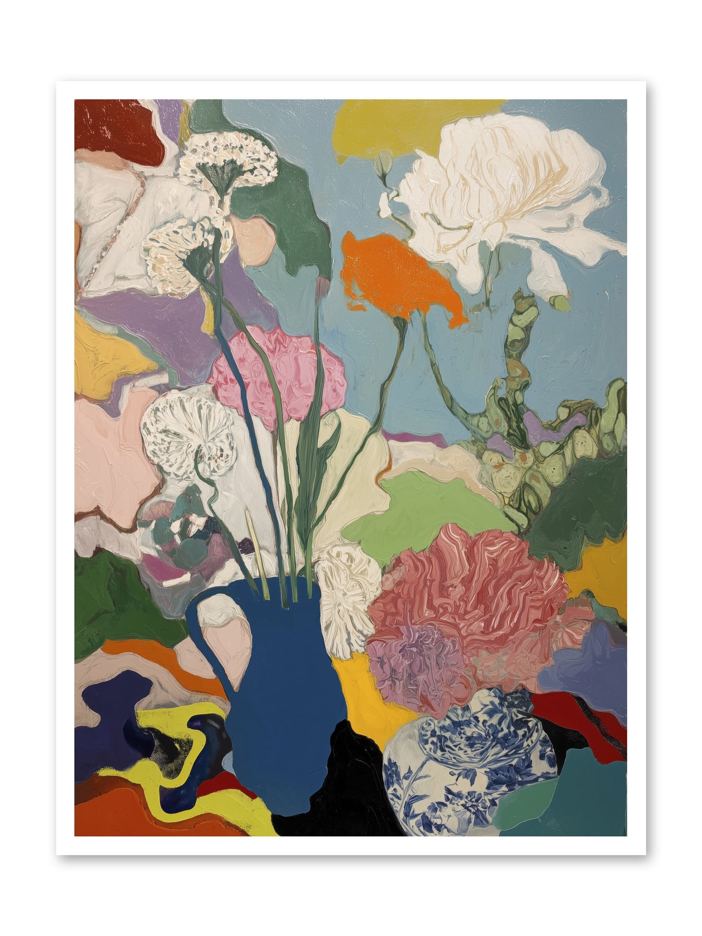 Dancing Petals -- Paper Print 30x40