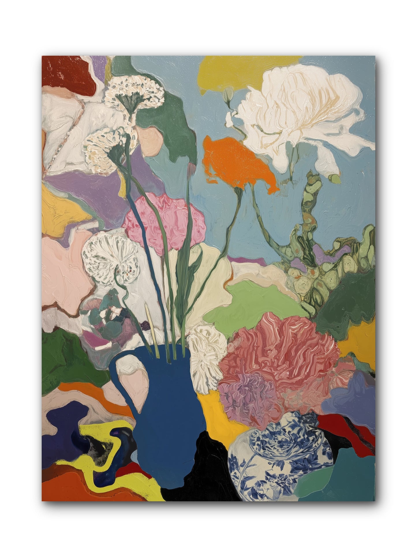 Dancing Petals -- Wrapped Canvas 9x12