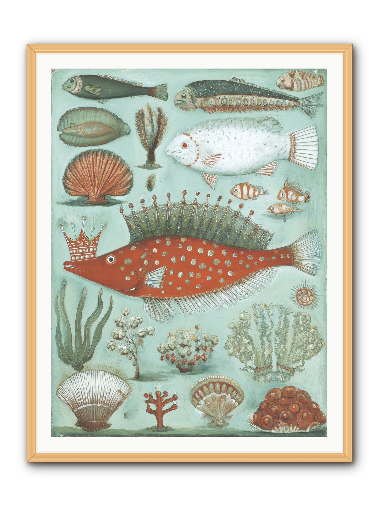 Dancing Silence -- Framed Print - Natural 36x48