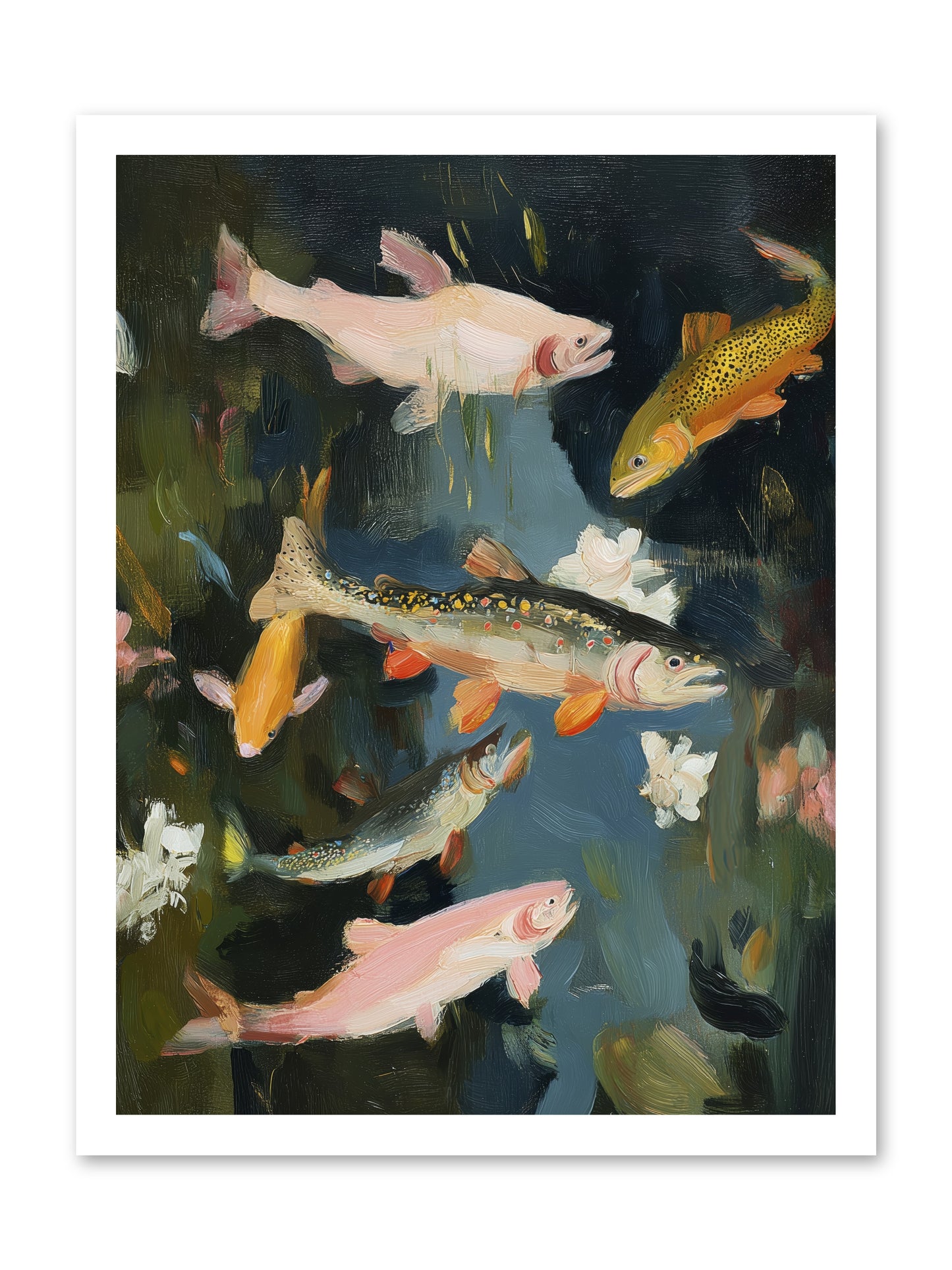 Dancing Through Deep -- Paper Print 18x24