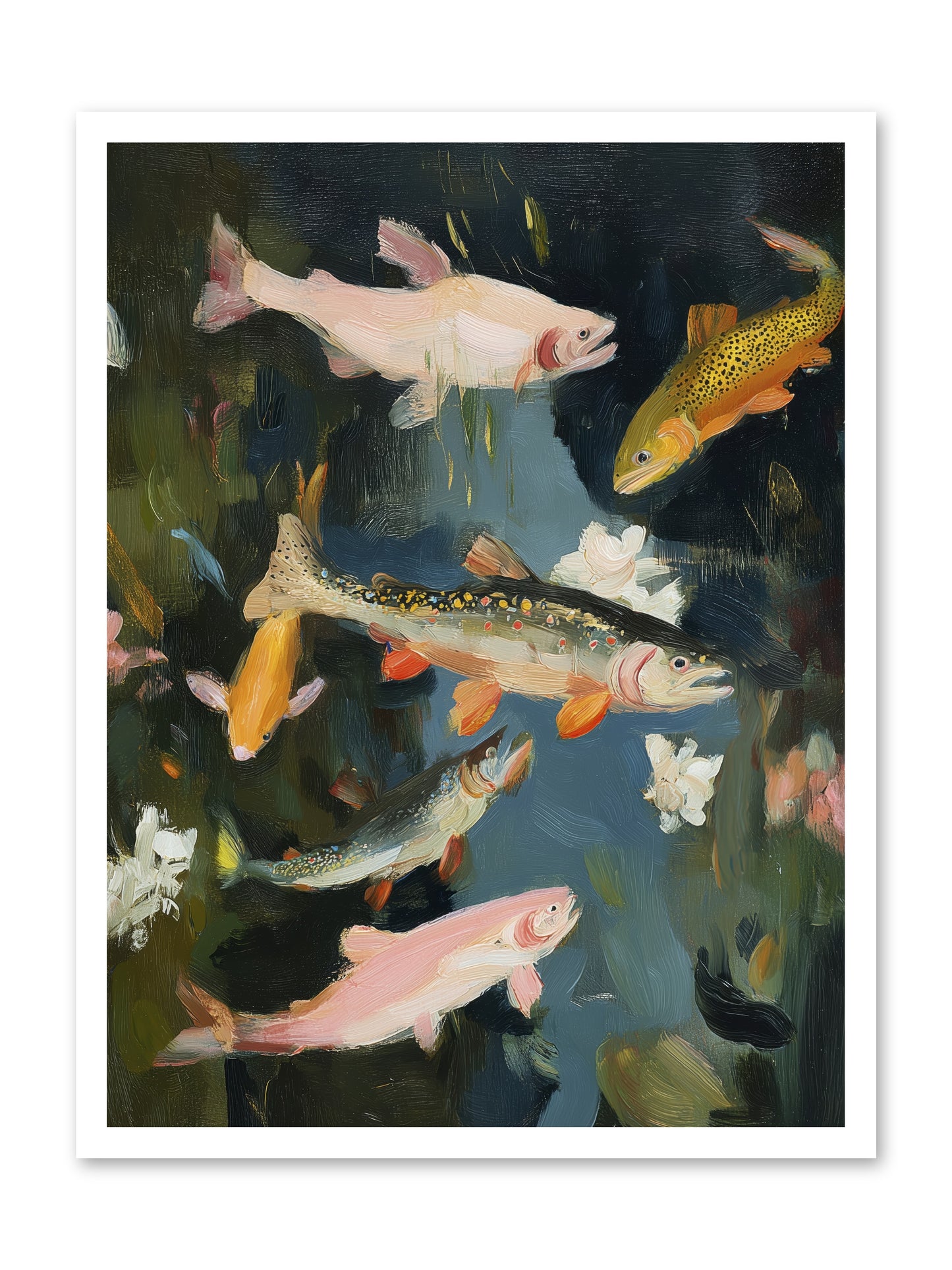 Dancing Through Deep -- Paper Print 24x32