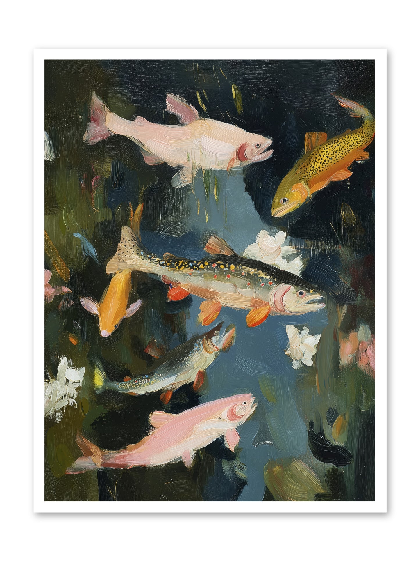Dancing Through Deep -- Paper Print 30x40