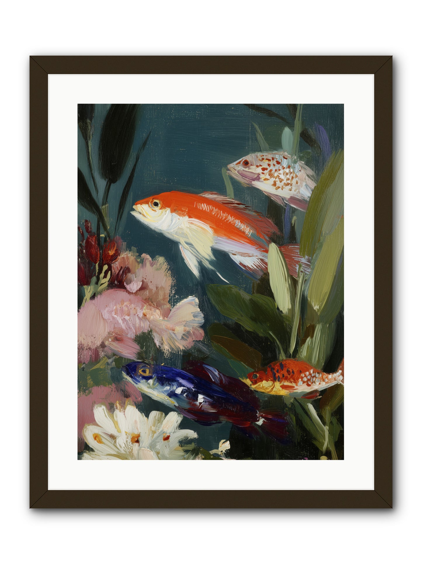 Dancing Through Tide -- Framed Print - Black 18x24