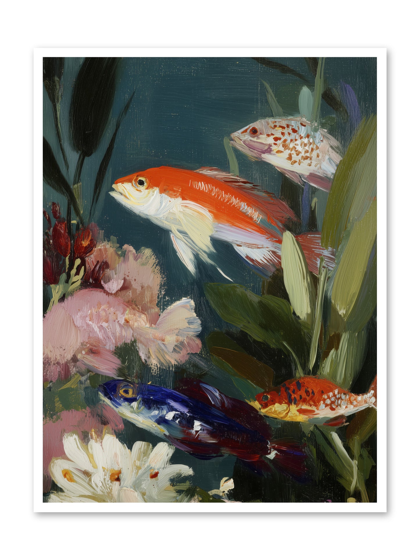 Dancing Through Tide -- Loose Canvas Print 36x48