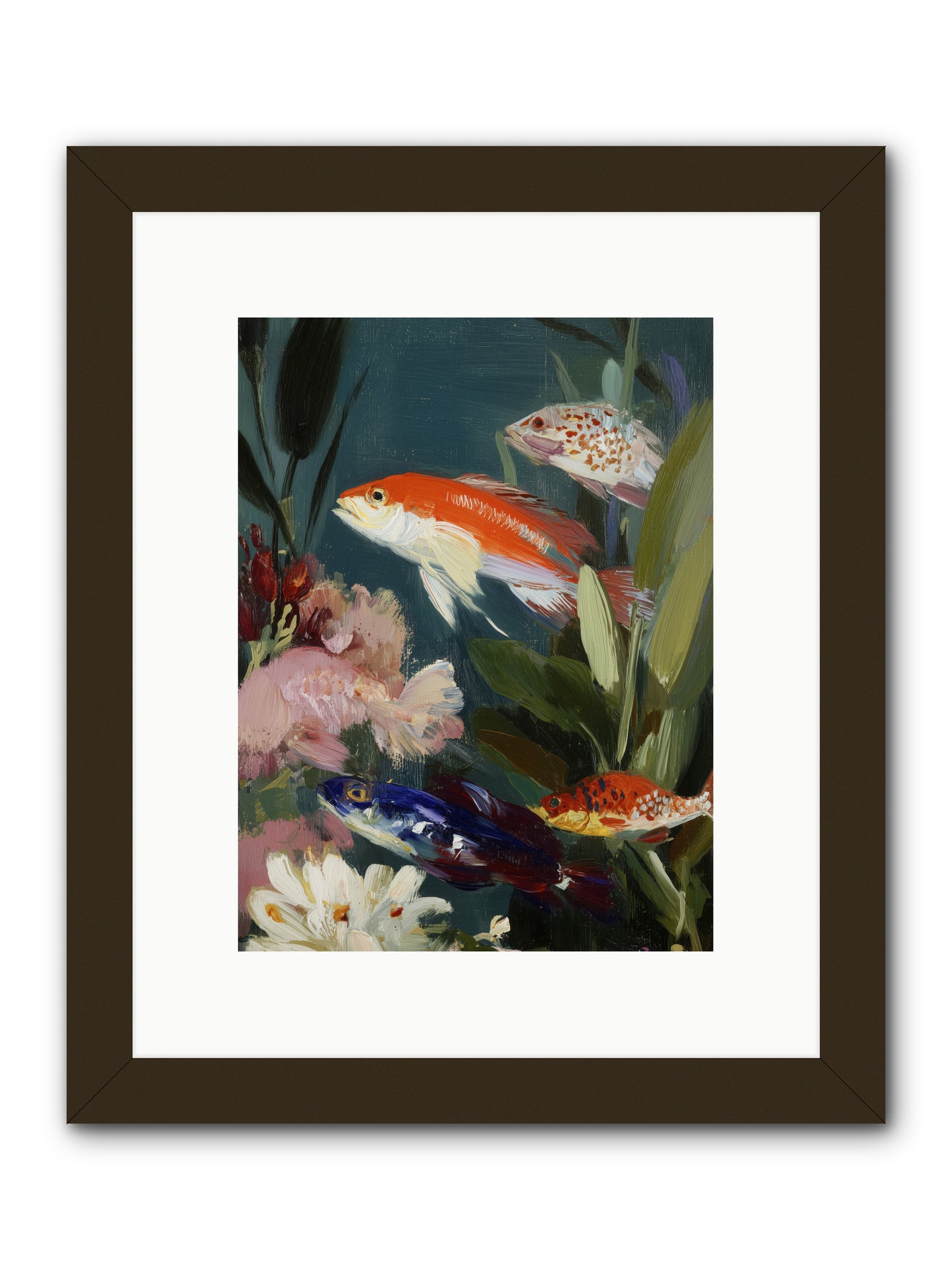 Dancing Through Tide -- Framed Print - Black 9x12