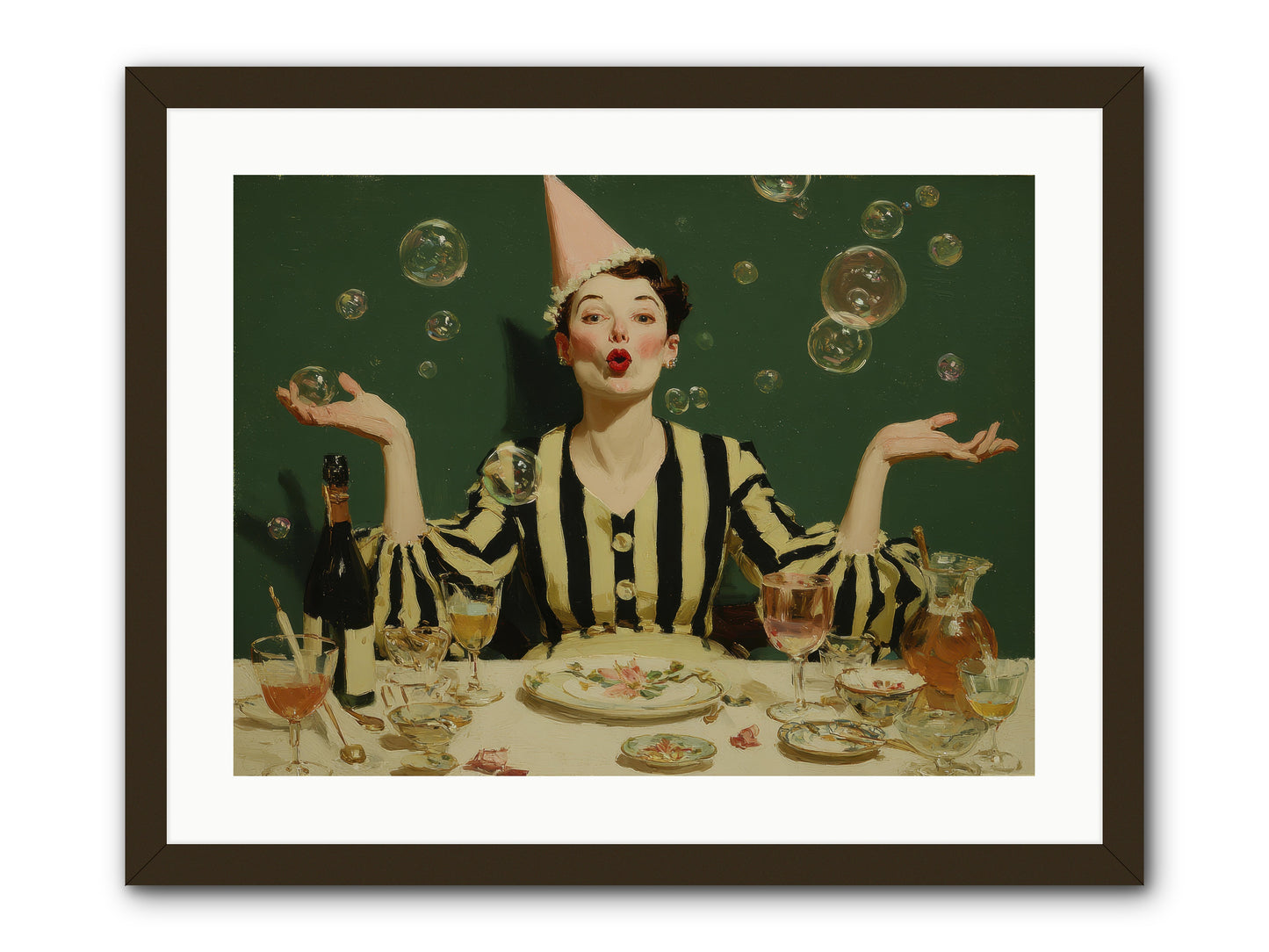 Dandelion & Vice -- Framed Print - Black 24x18