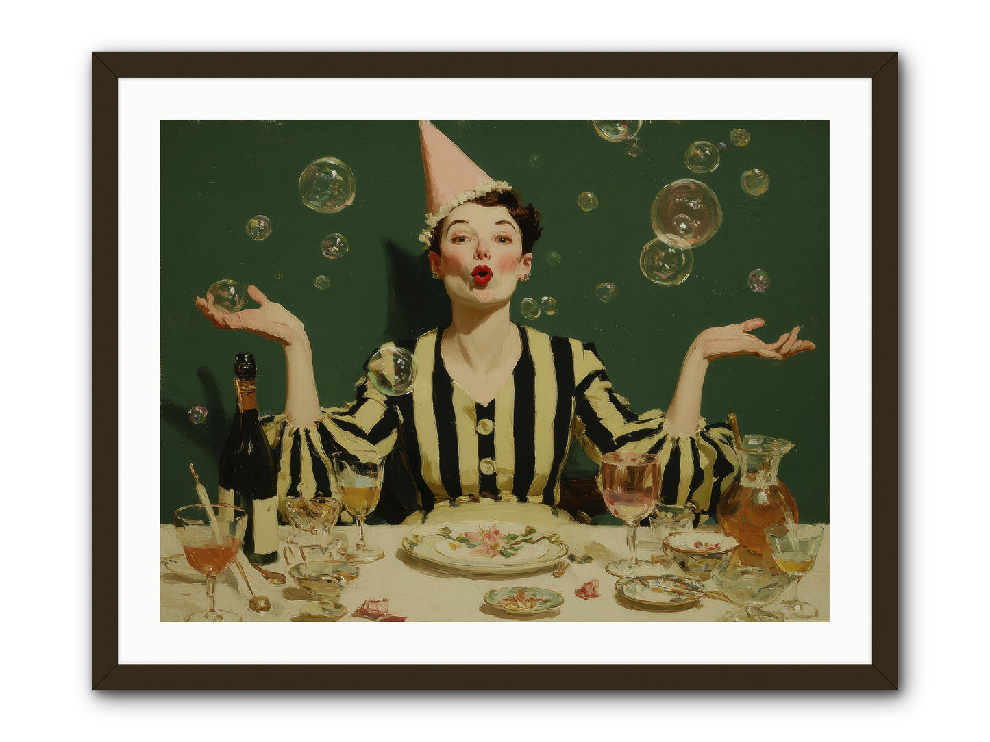 Dandelion & Vice -- Framed Print - Black 32x24