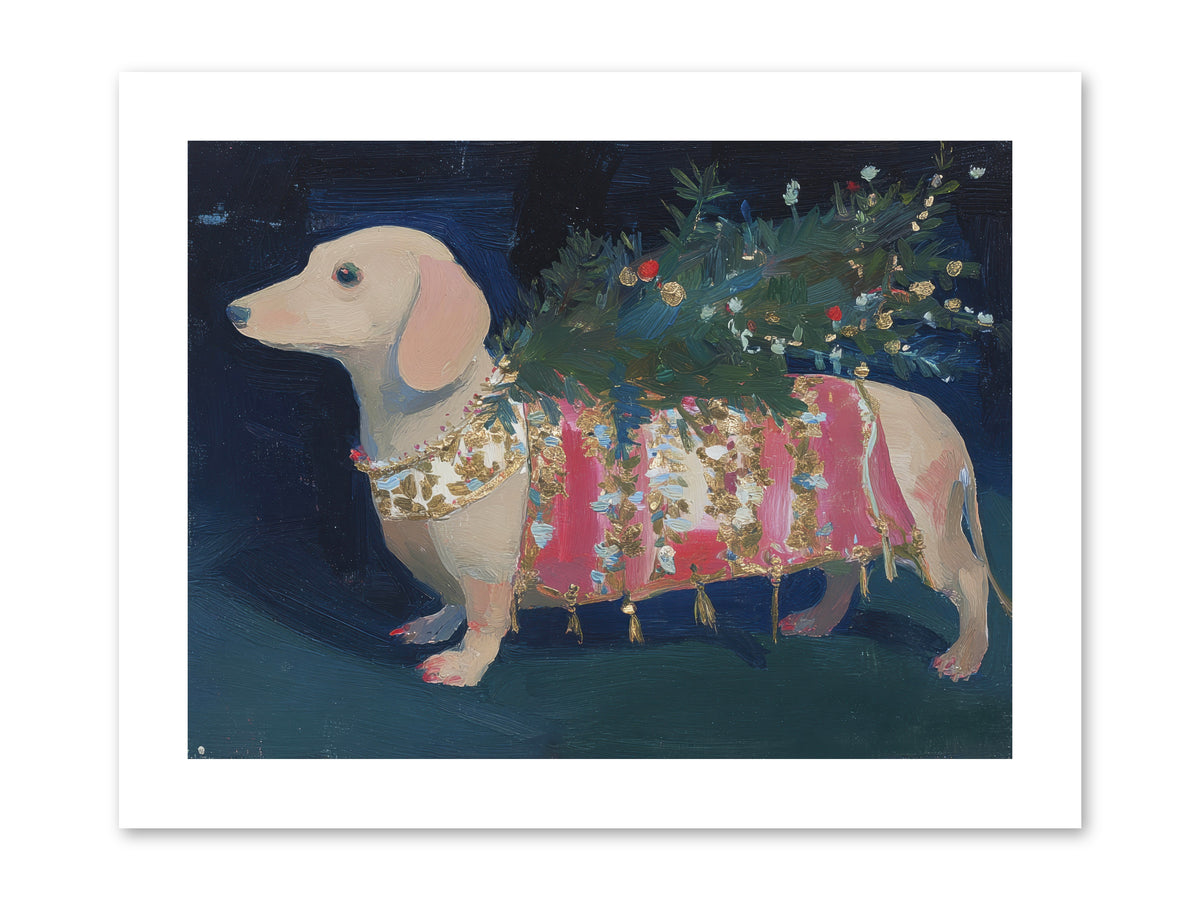 Dapper In December -- Paper Print 12x9