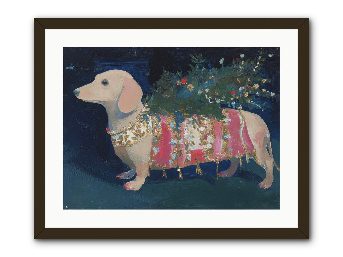 Dapper In December -- Framed Print - Black 24x18