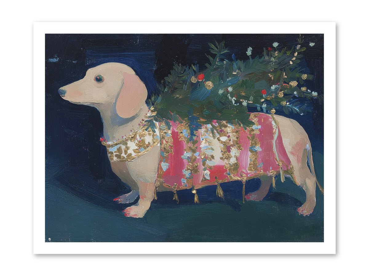 Dapper In December -- Loose Canvas Print 24x18