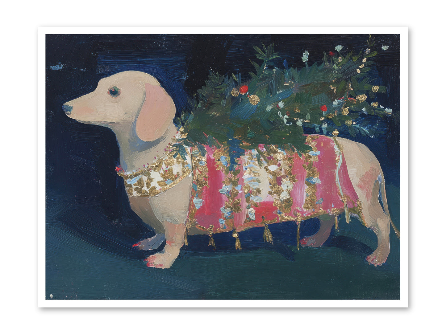 Dapper In December -- Loose Canvas Print 48x36