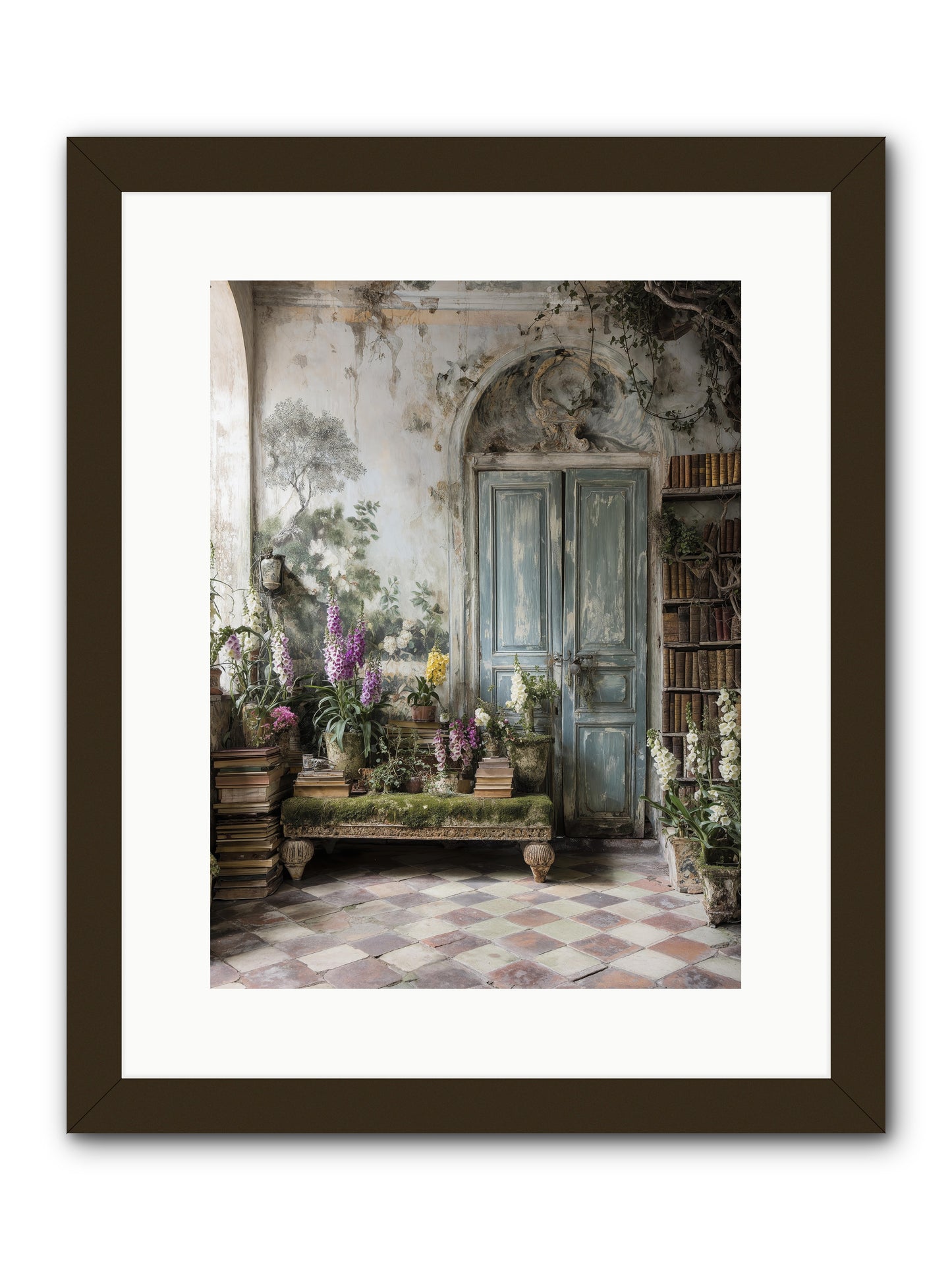 Darcy -- Framed Print - Black 12x16
