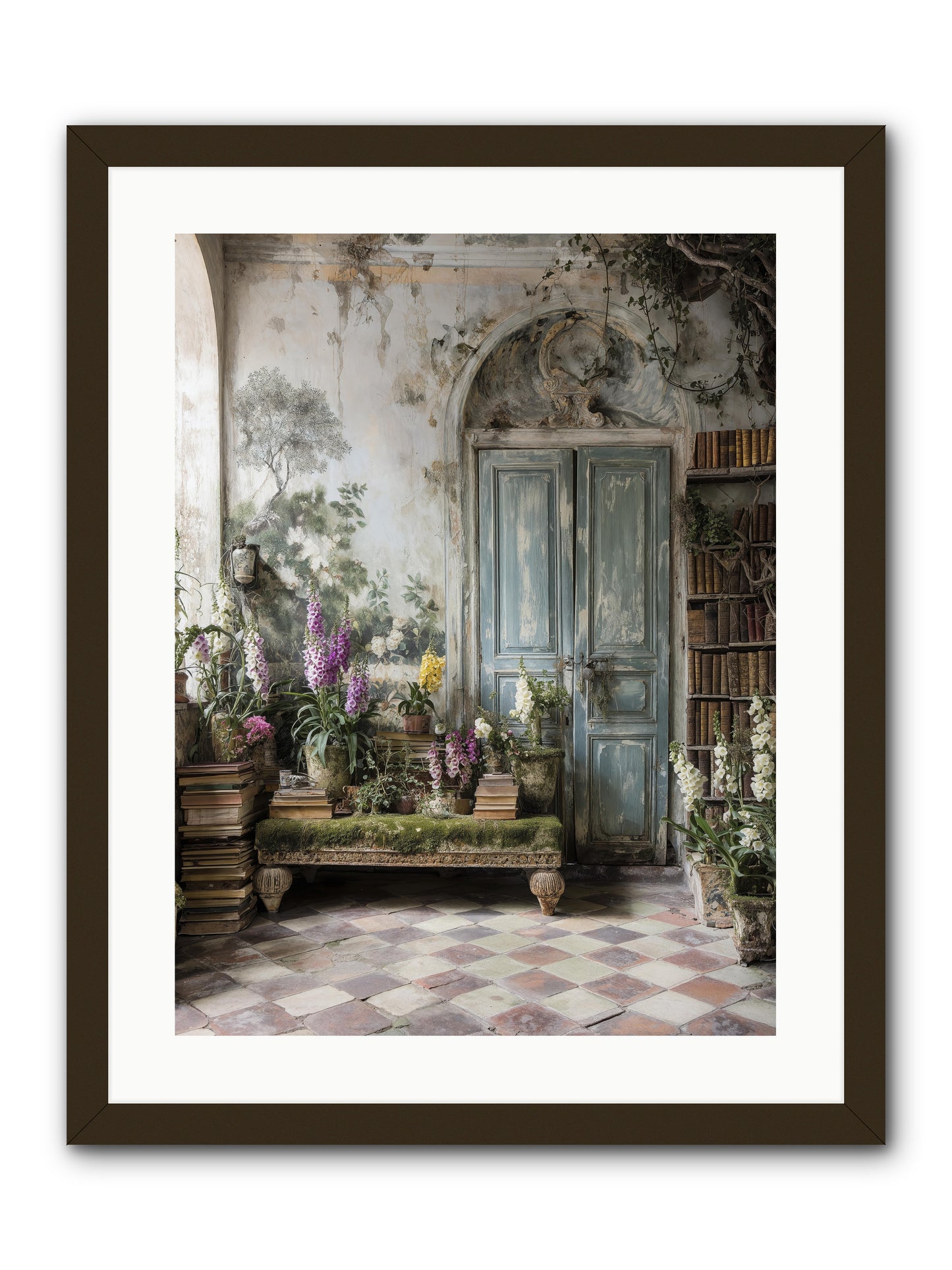 Darcy -- Framed Print - Black 18x24