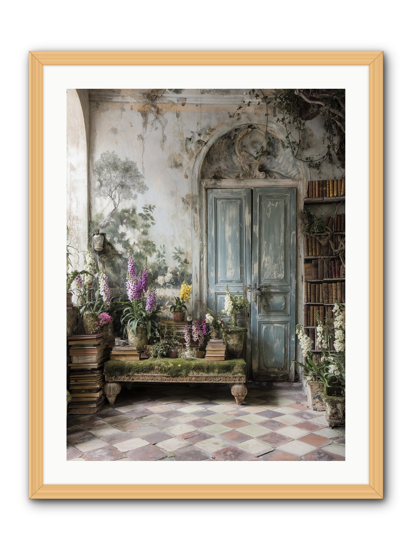 Darcy -- Framed Print - Natural 24x32